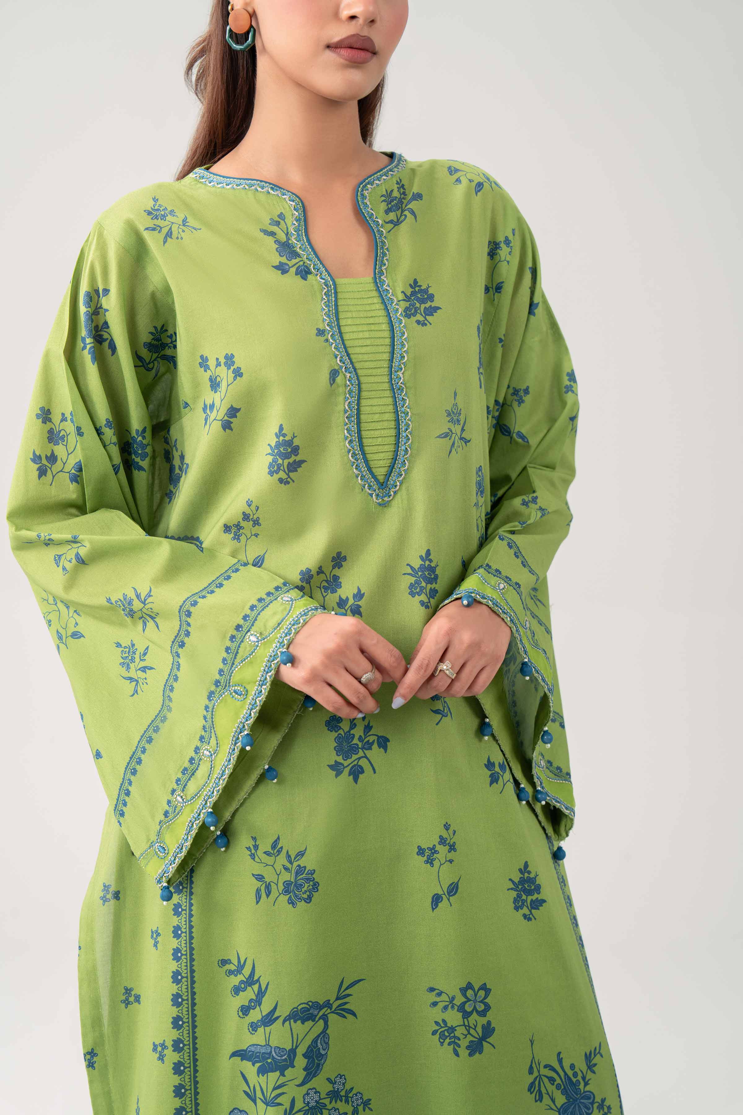 3 Piece - Digital Printed Embroidered Suit - 42602103 for Women - Unstitched Collection | Shop Online