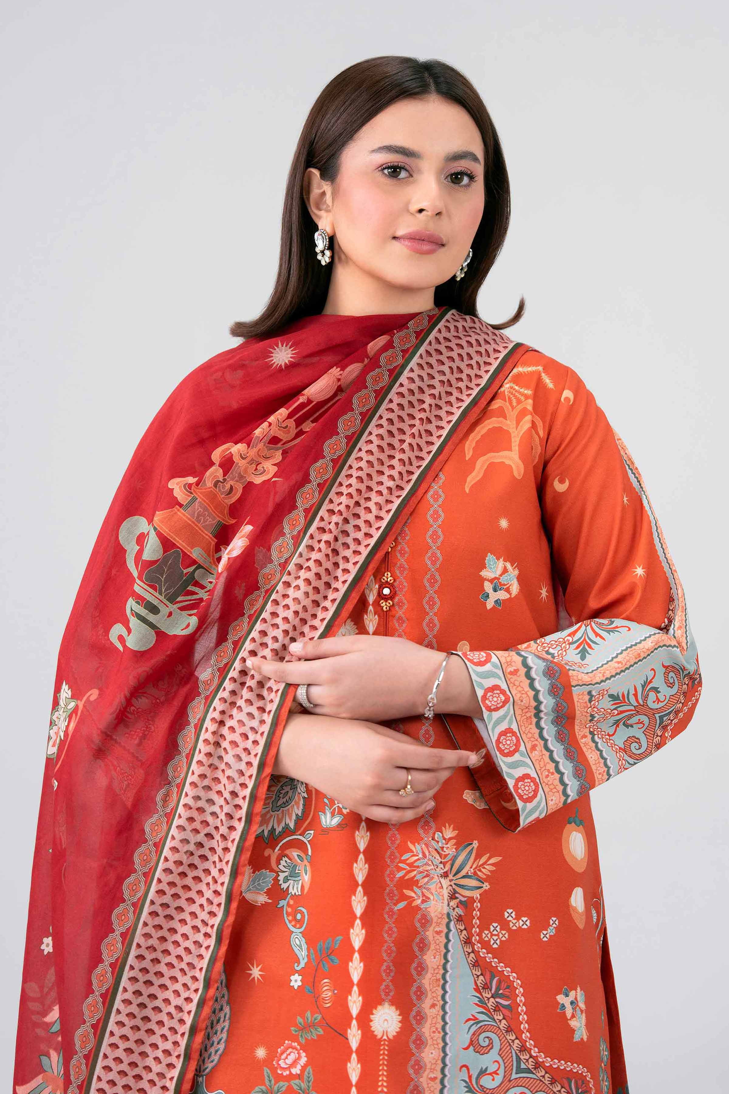 3 Piece - Digital Printed Suit - 42602105 for Women - Unstitched Collection | Shop Online