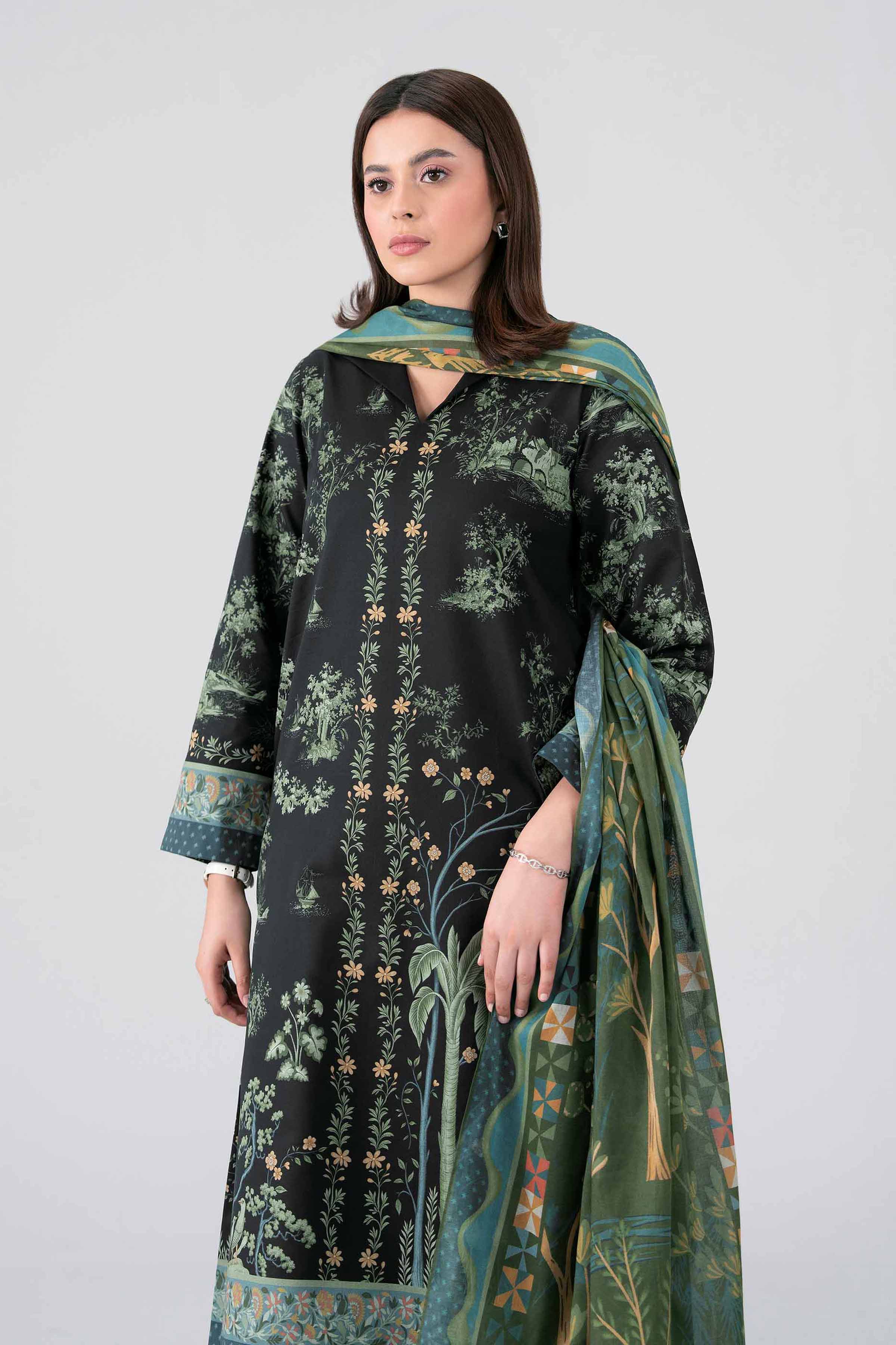 3 Piece - Digital Printed Suit - 42602106 for Women - Unstitched Collection | Shop Online