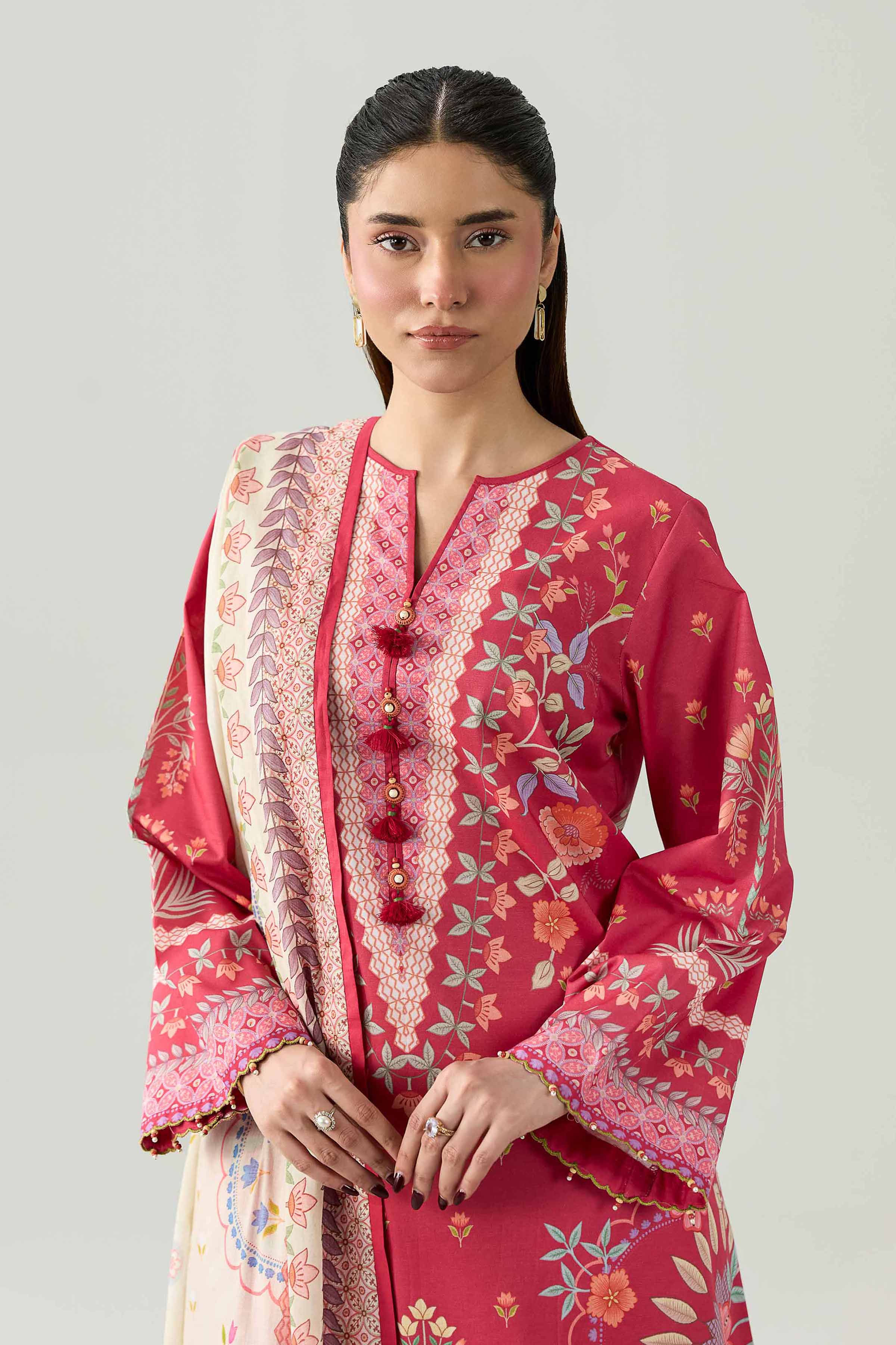 3 Piece - Digital Printed Suit - 42602110 for Women - Unstitched Collection | Shop Online