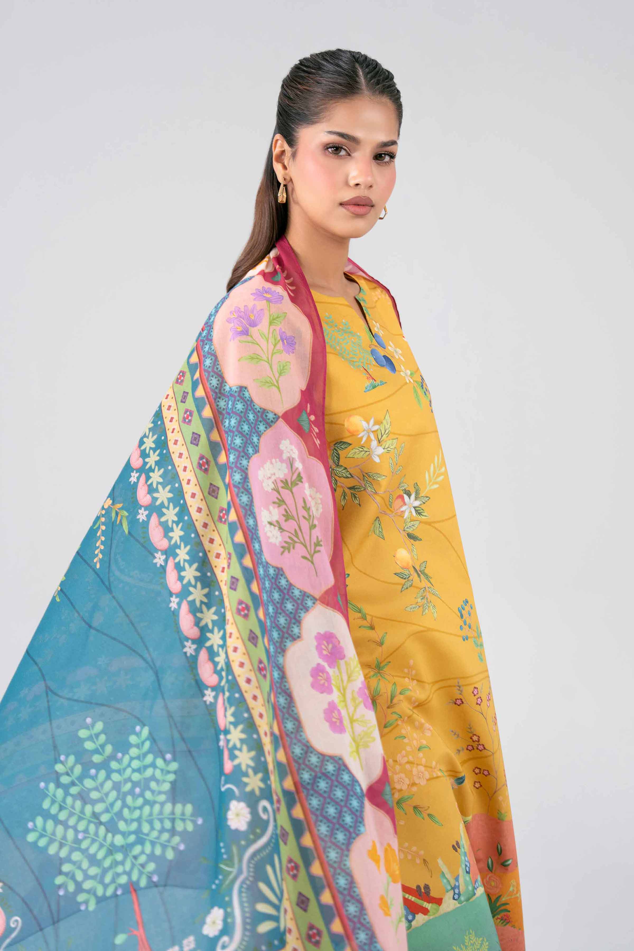 3 Piece - Digital Printed Suit - 42602113 for Women - Unstitched Collection | Shop Online