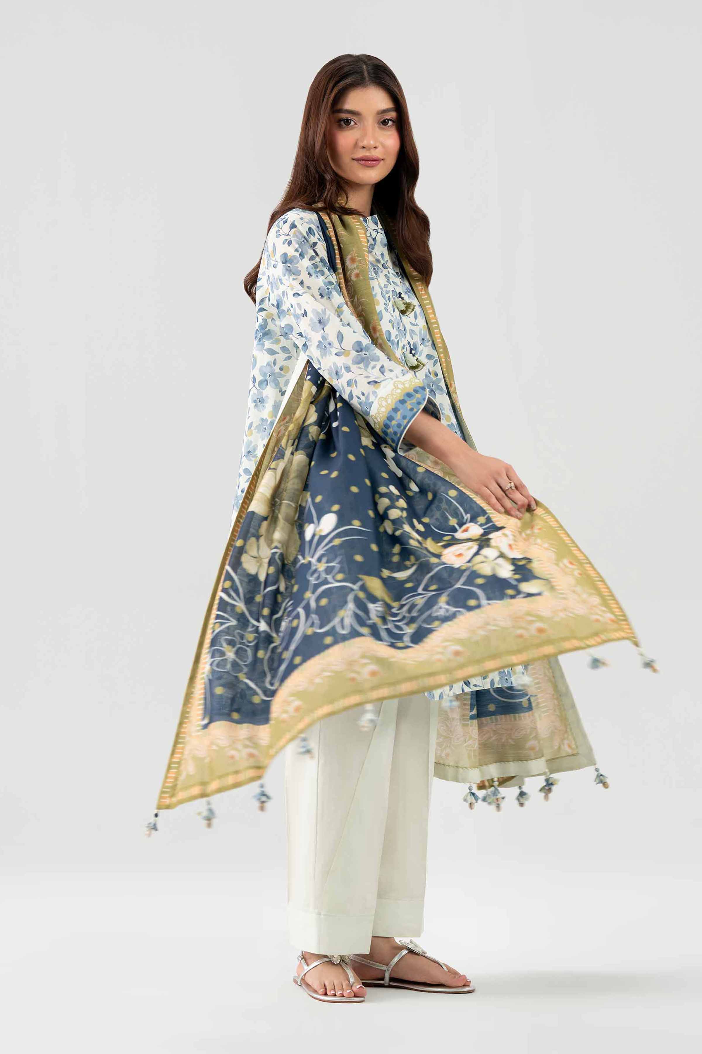 3 Piece - Digital Printed Suit - 42602118 for Women - Unstitched Collection | Shop Online