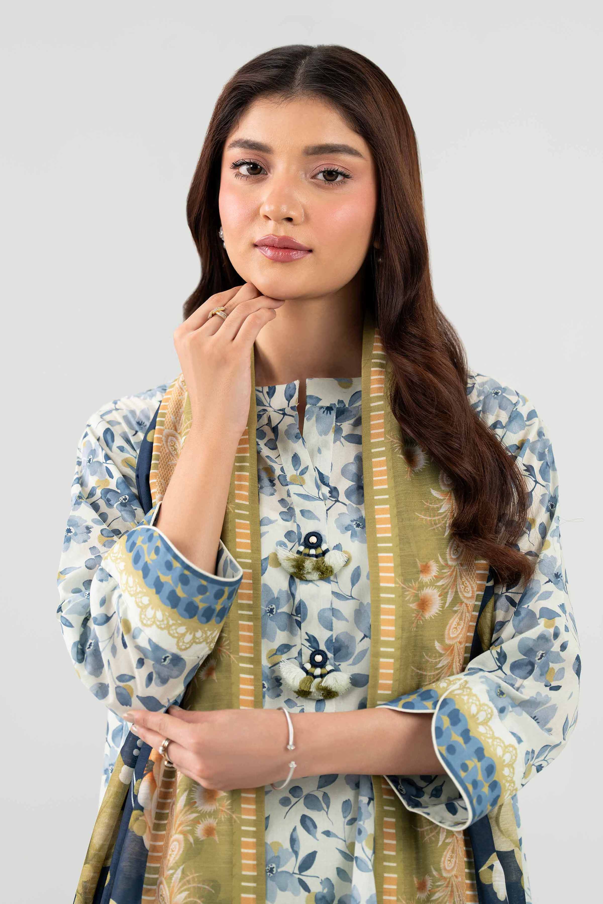 3 Piece - Digital Printed Suit - 42602118 for Women - Unstitched Collection | Shop Online