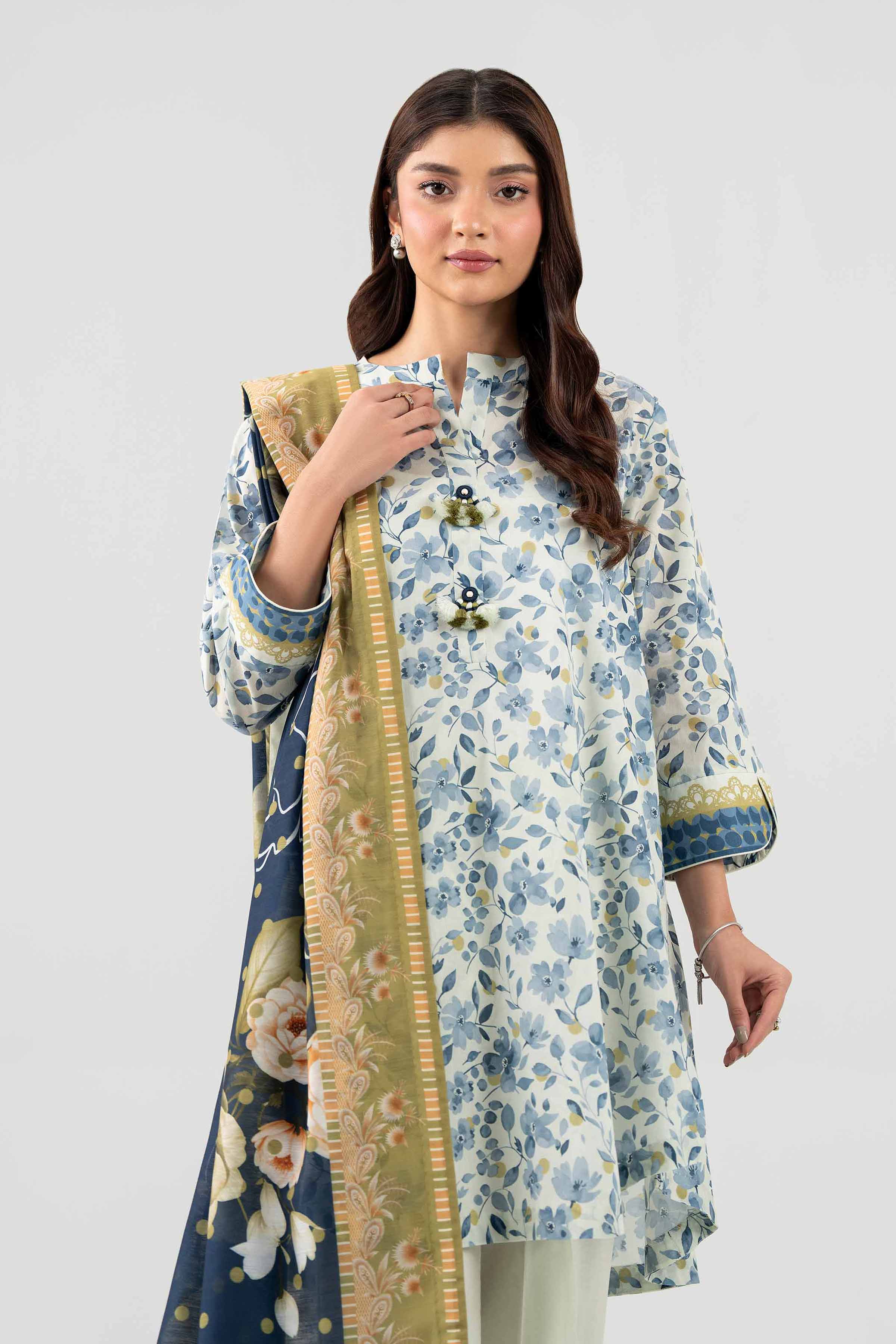 3 Piece - Digital Printed Suit - 42602118 for Women - Unstitched Collection | Shop Online