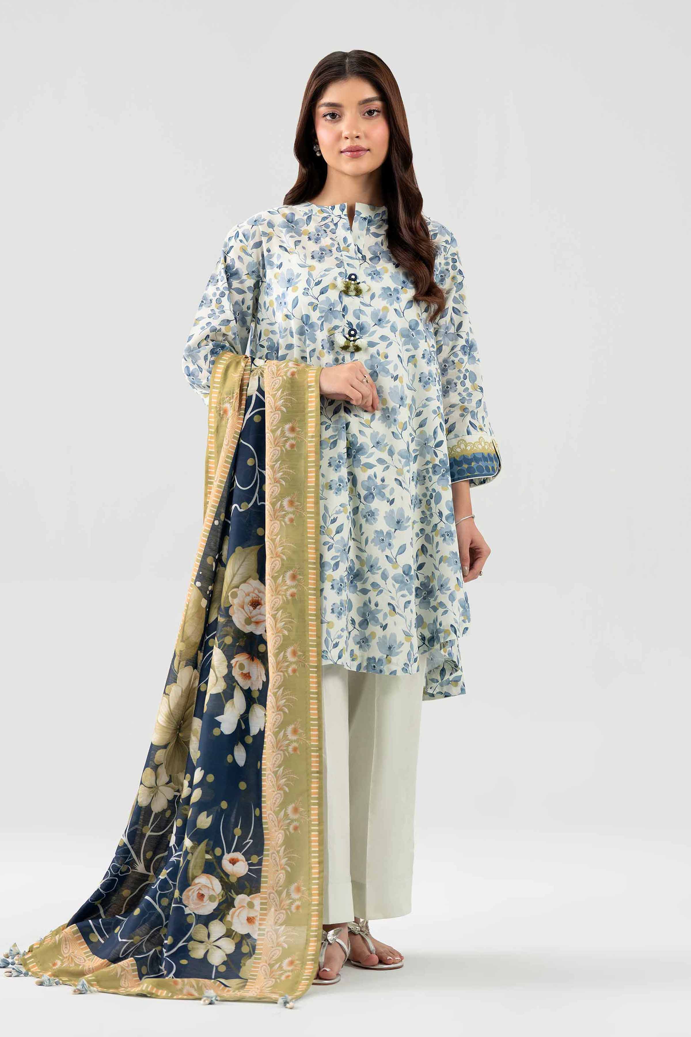 3 Piece - Digital Printed Suit - 42602118 for Women - Unstitched Collection | Shop Online