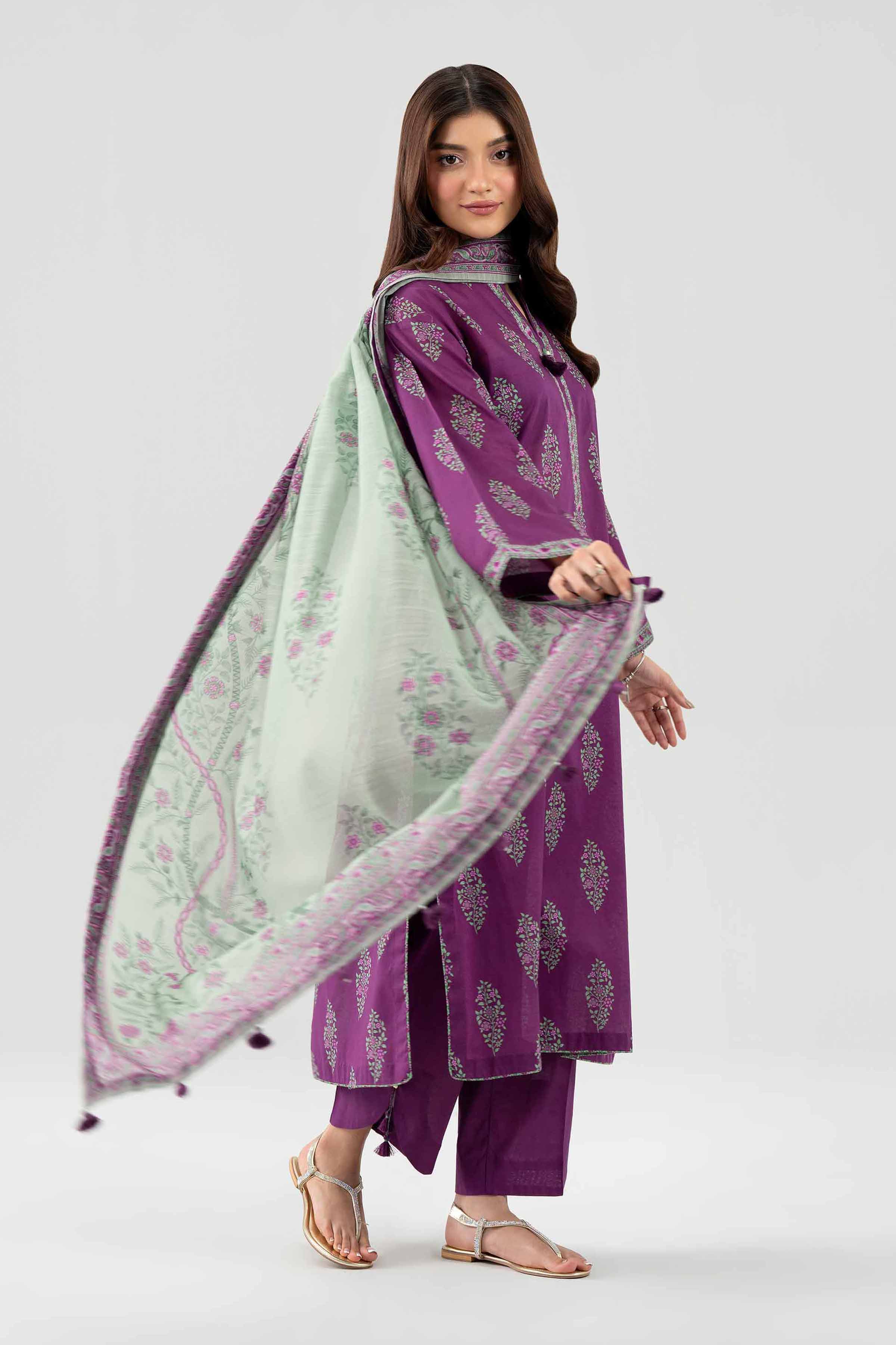 3 Piece - Digital Printed Suit - 42602122 for Women - Unstitched Collection | Shop Online