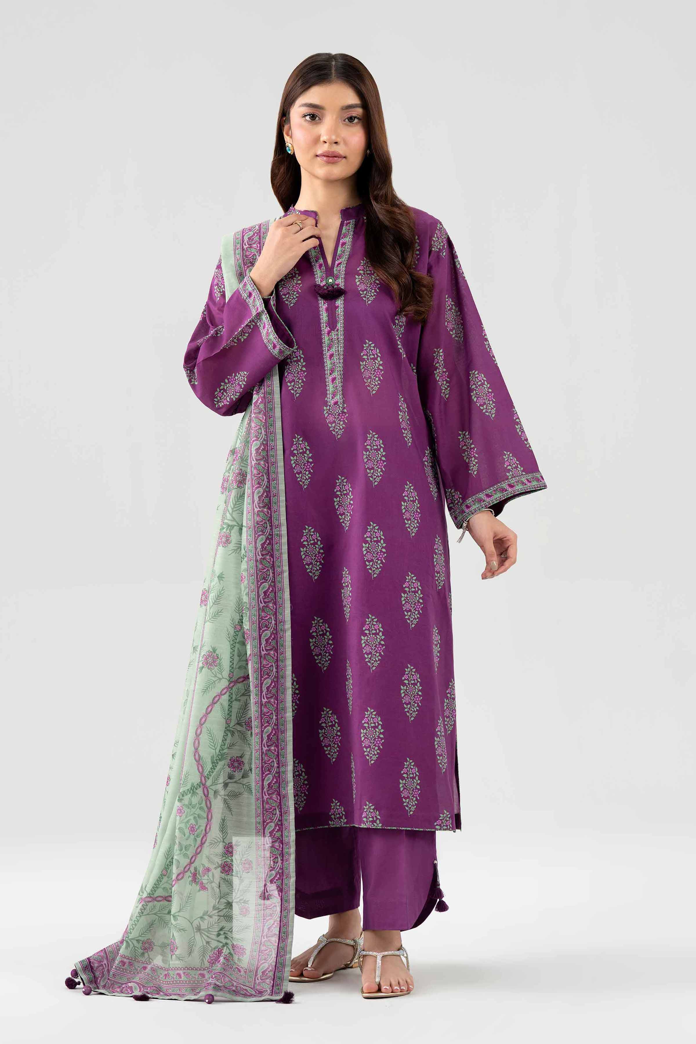 3 Piece - Digital Printed Suit - 42602122 for Women - Unstitched Collection | Shop Online