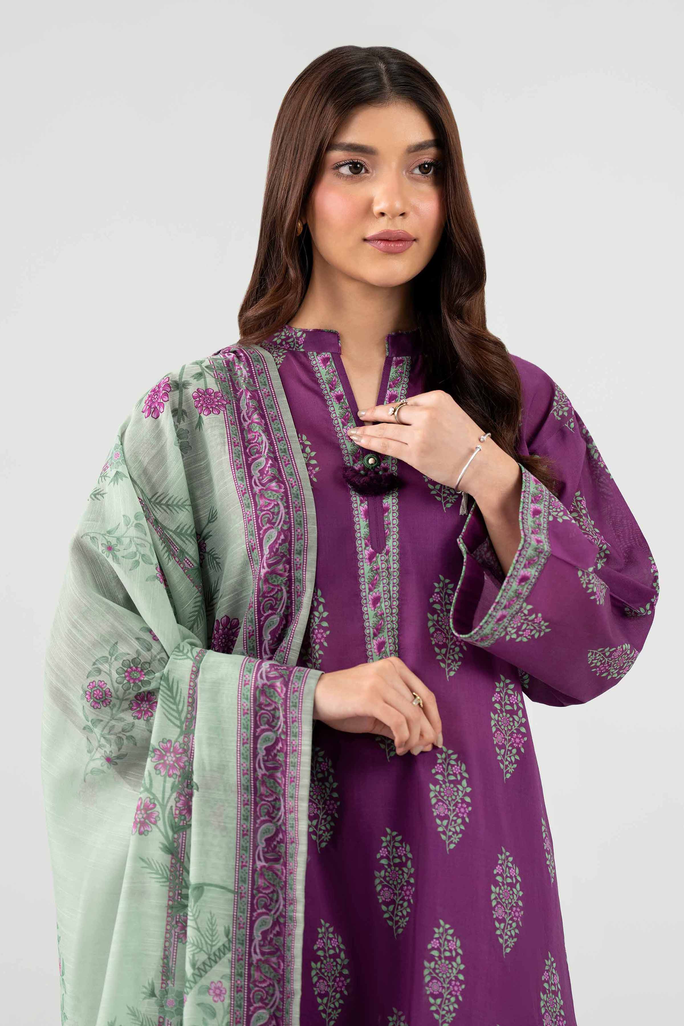 3 Piece - Digital Printed Suit - 42602122 for Women - Unstitched Collection | Shop Online