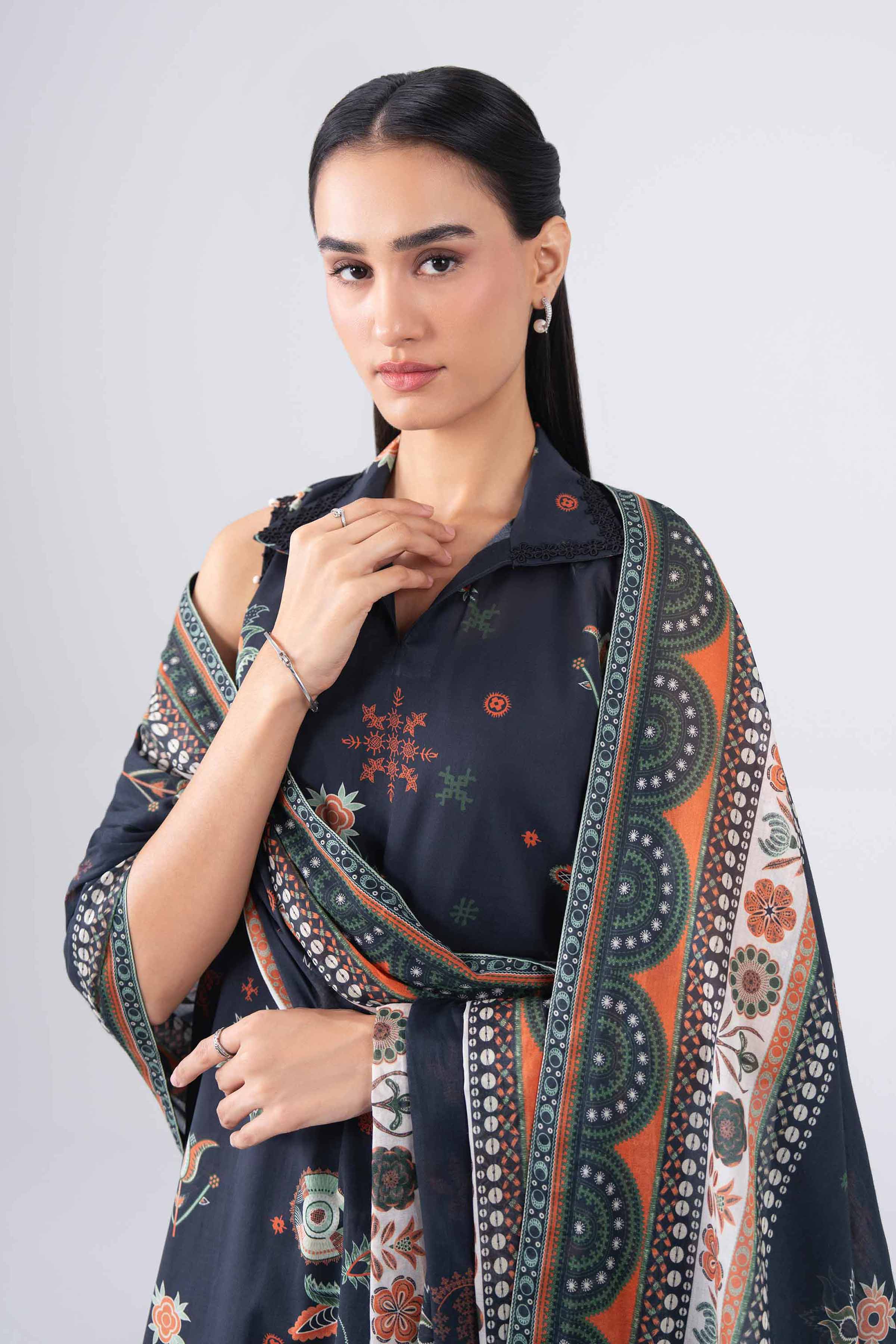 3 Piece - Printed Suit - 42602125 for Women - Unstitched Collection | Shop Online