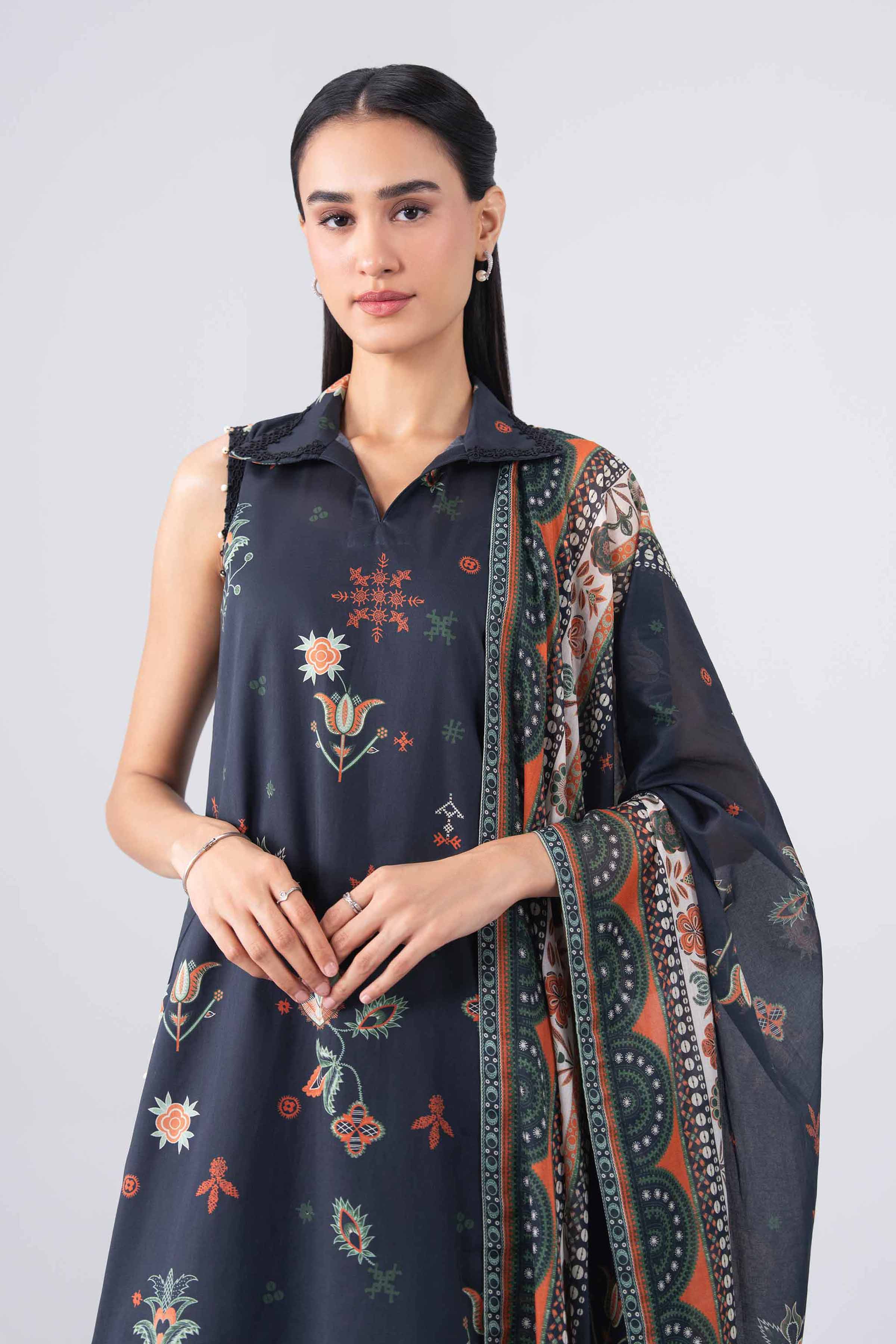 3 Piece - Printed Suit - 42602125 for Women - Unstitched Collection | Shop Online