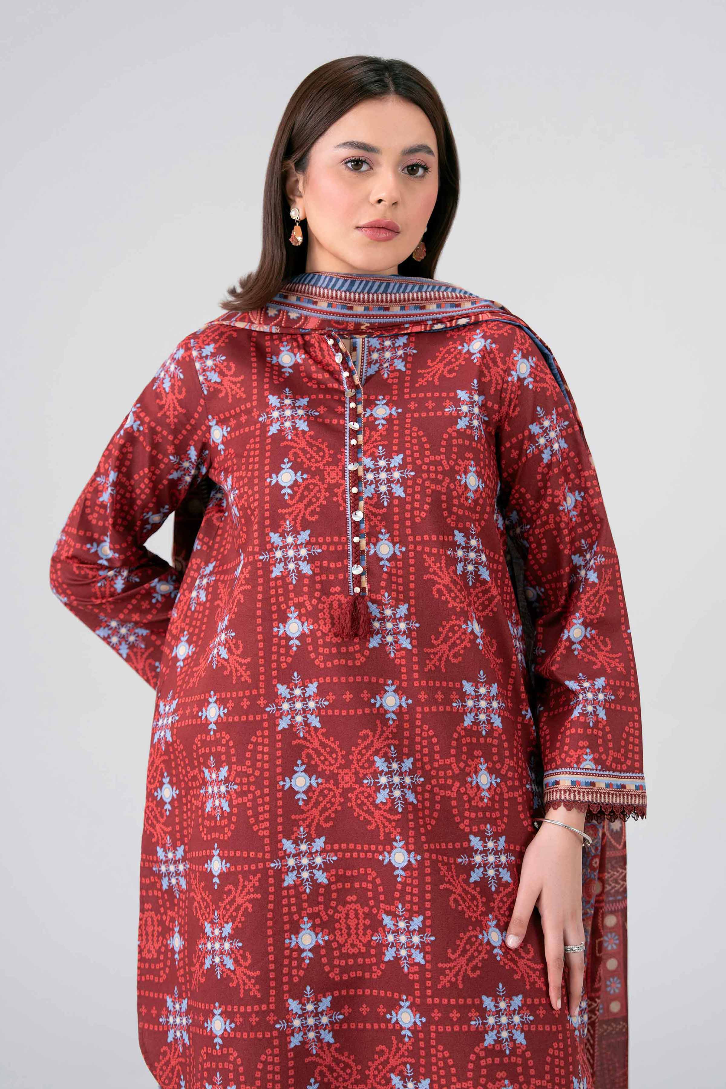 3 Piece - Printed Suit - 42602126 for Women - Unstitched Collection | Shop Online