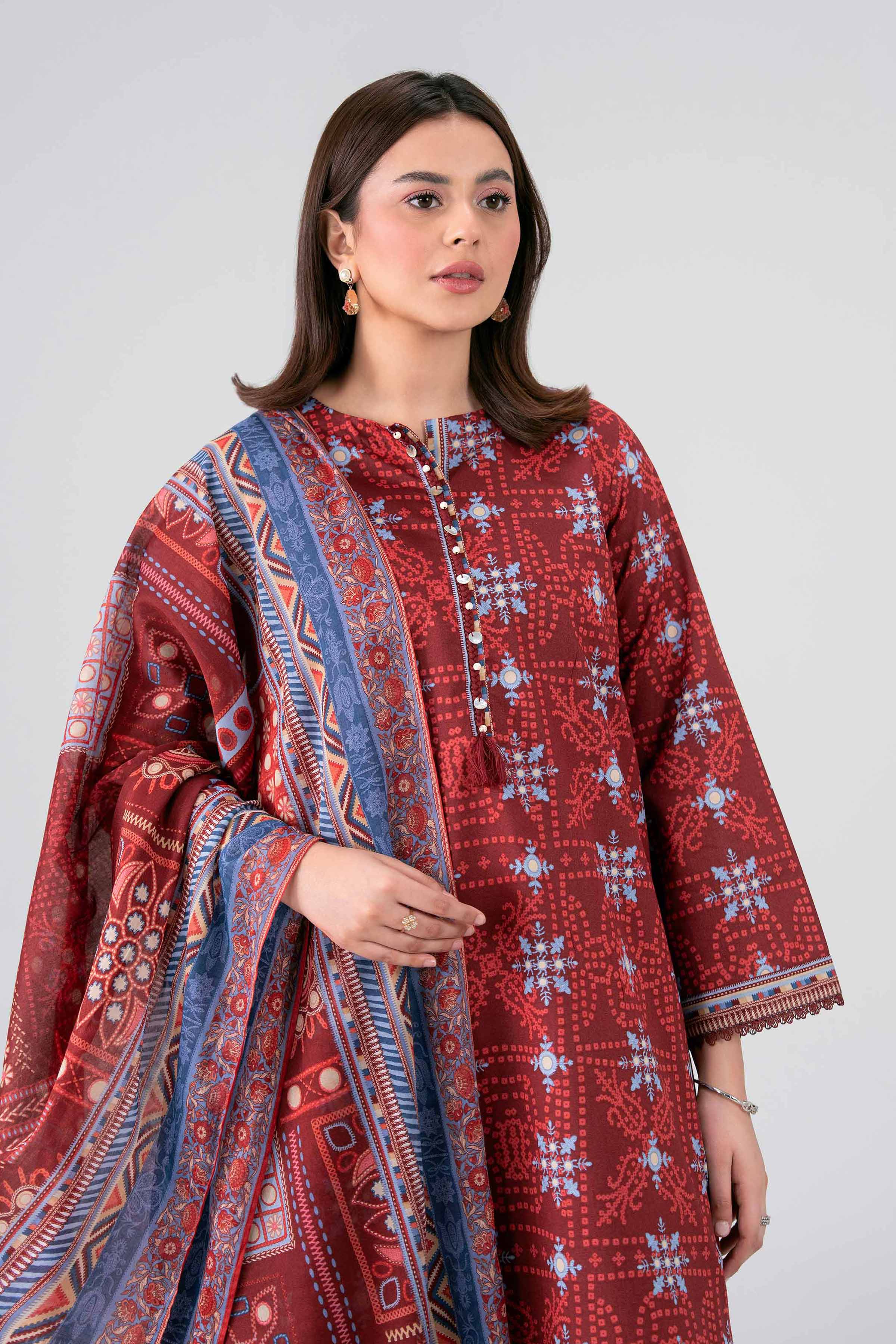 3 Piece - Printed Suit - 42602126 for Women - Unstitched Collection | Shop Online