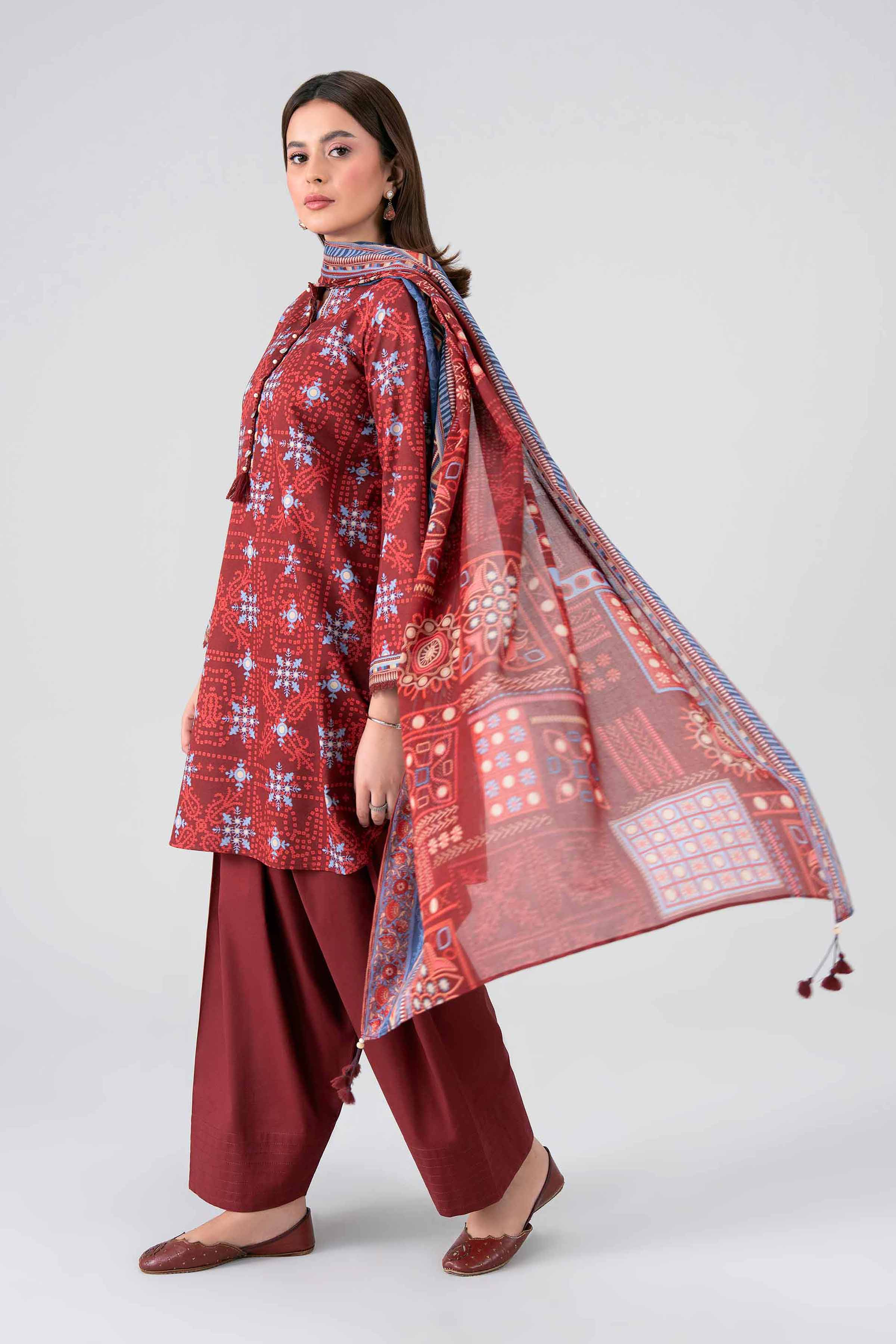 3 Piece - Printed Suit - 42602126 for Women - Unstitched Collection | Shop Online