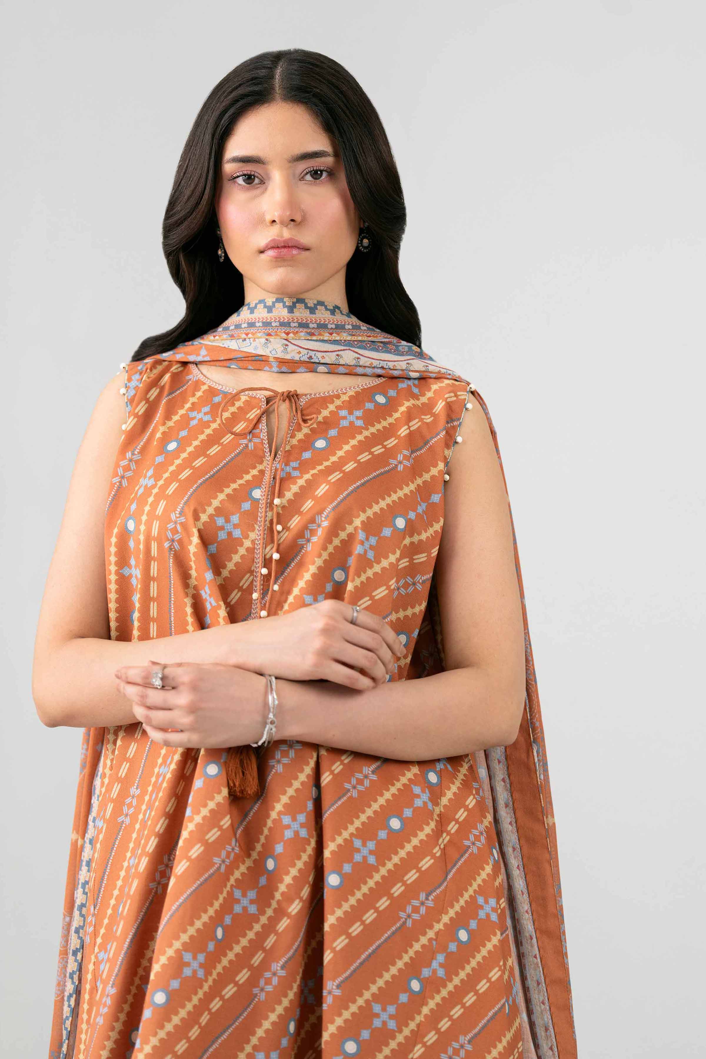 3 Piece - Printed Suit - 42602128 for Women - Unstitched Collection | Shop Online
