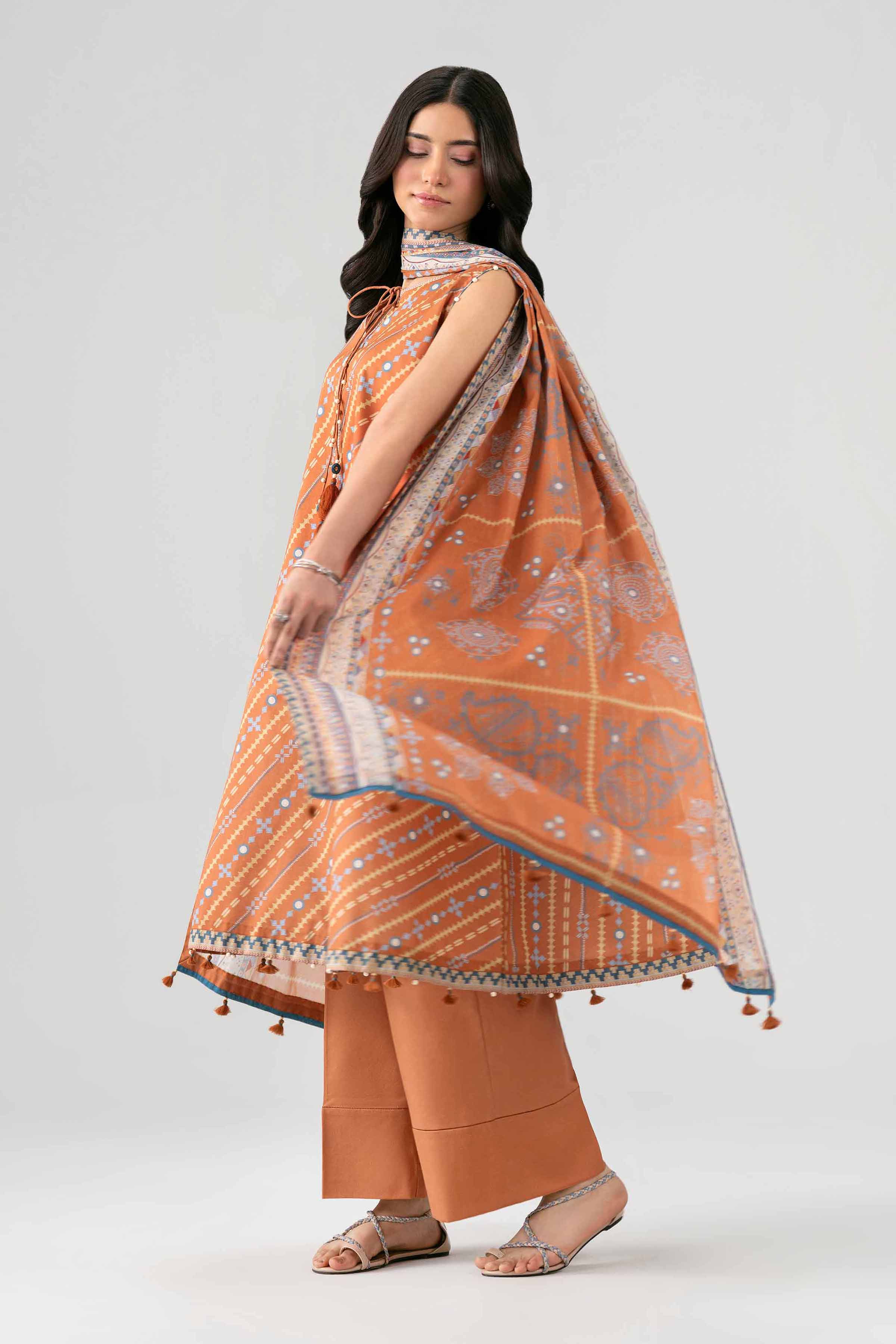 3 Piece - Printed Suit - 42602128 for Women - Unstitched Collection | Shop Online