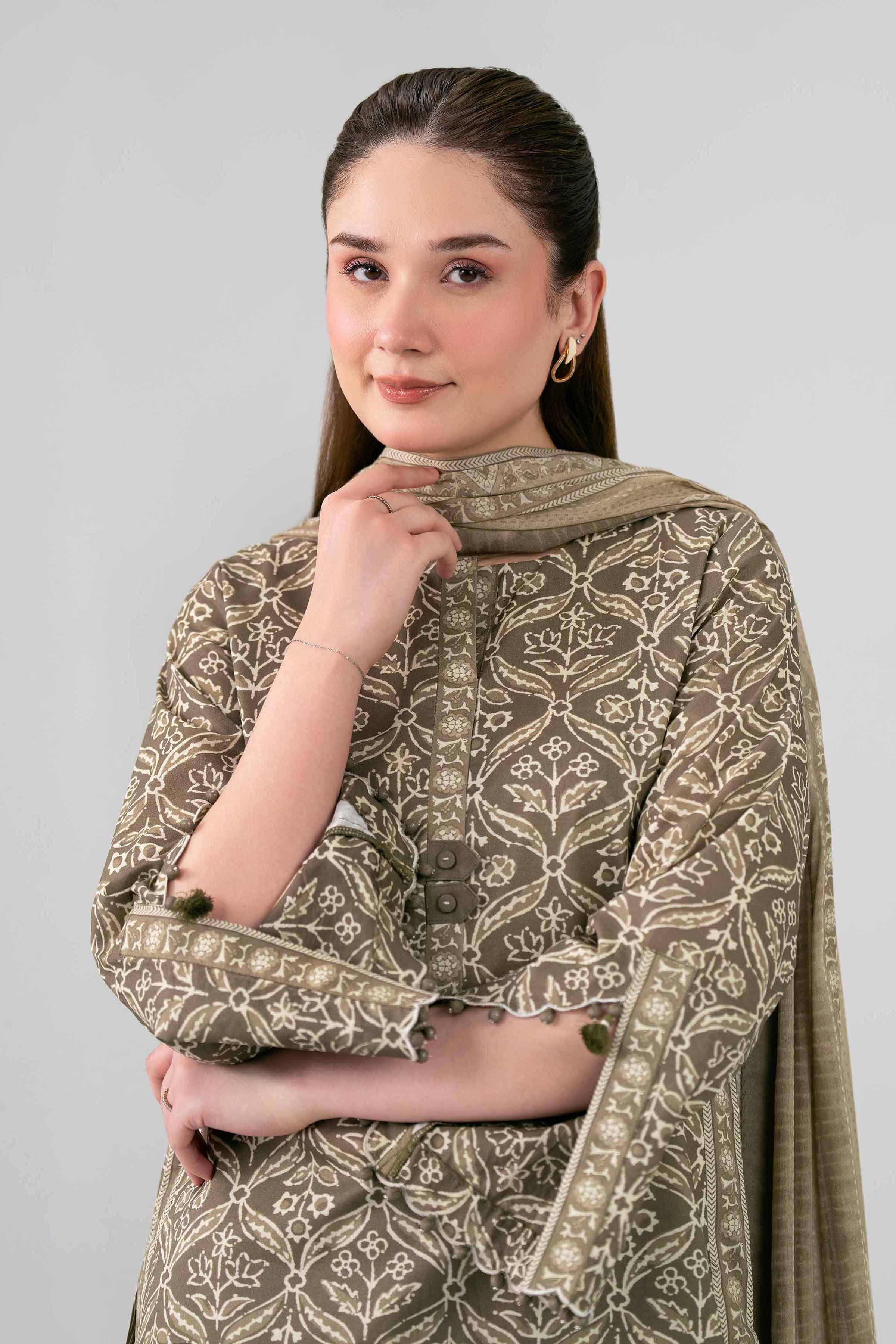 3 Piece - Printed Suit - 42602129 for Women - Unstitched Collection | Shop Online