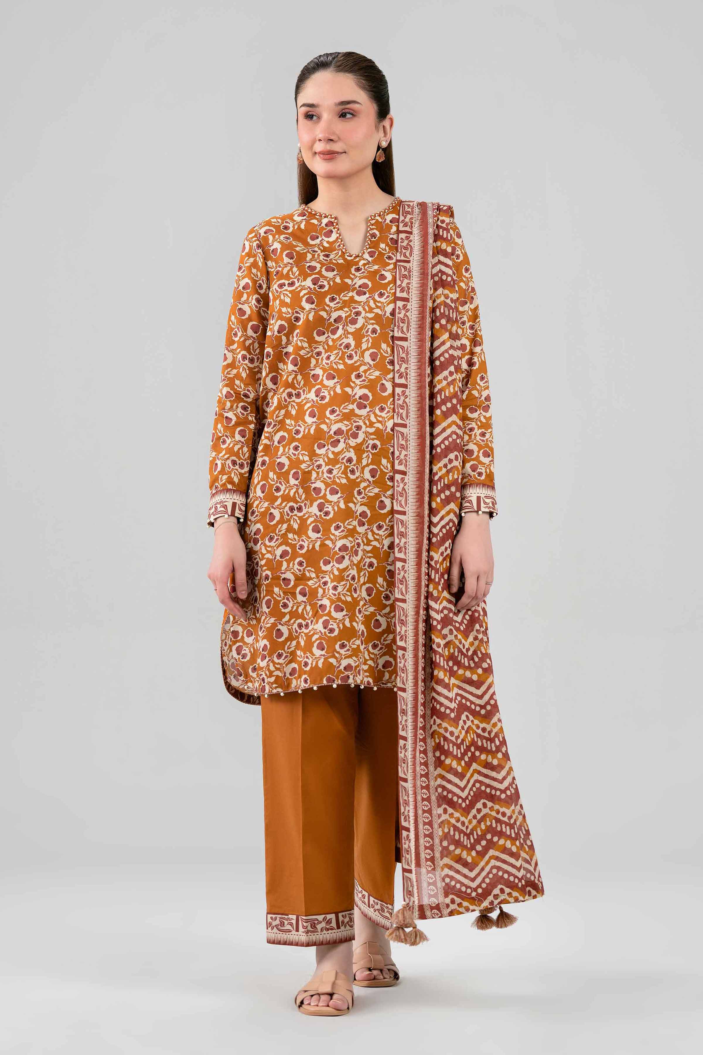 3 Piece - Printed Suit - 42602131 for Women - Unstitched Collection | Shop Online