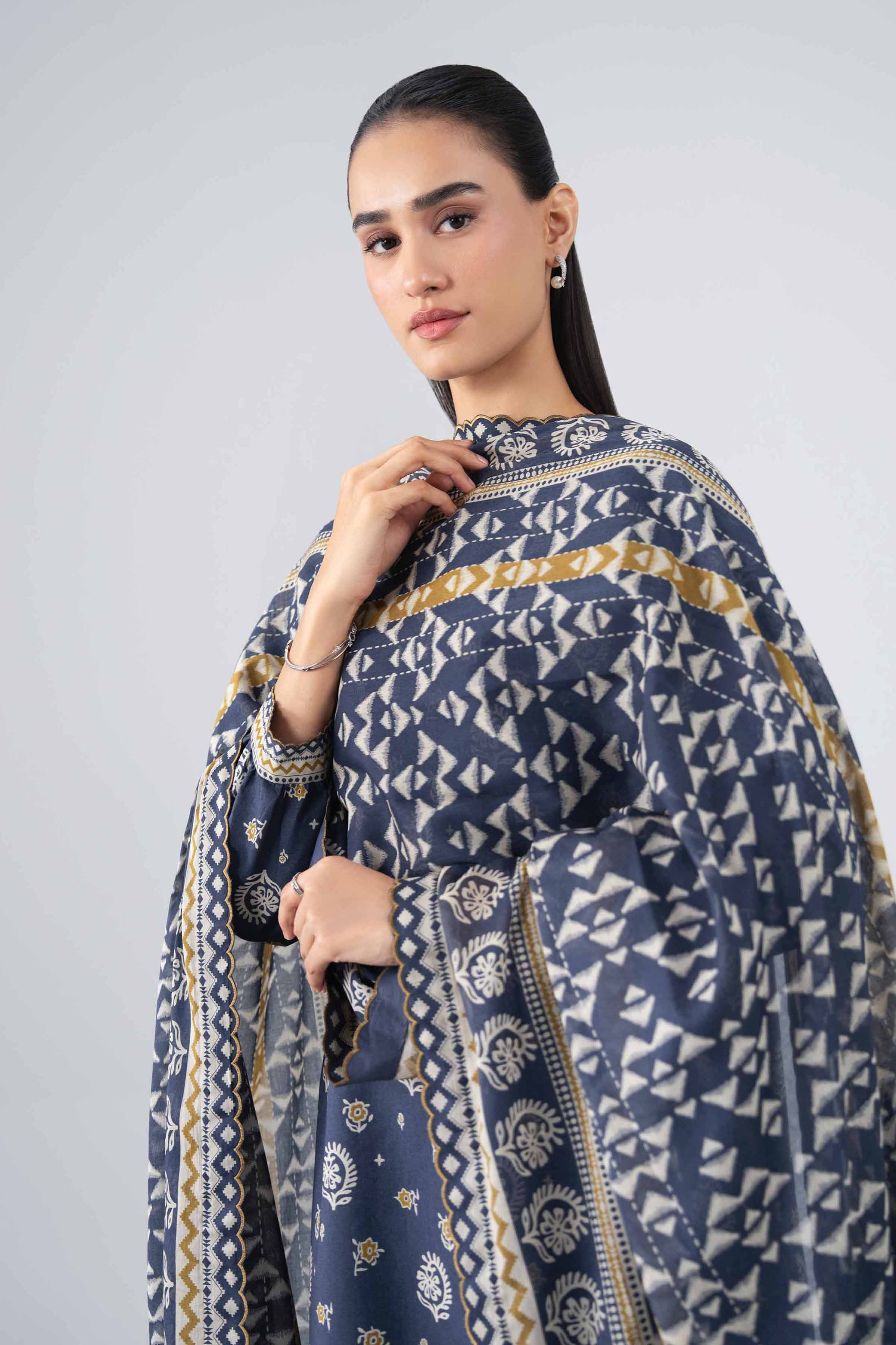 3 Piece - Printed Suit - 42602133 for Women - Unstitched Collection | Shop Online
