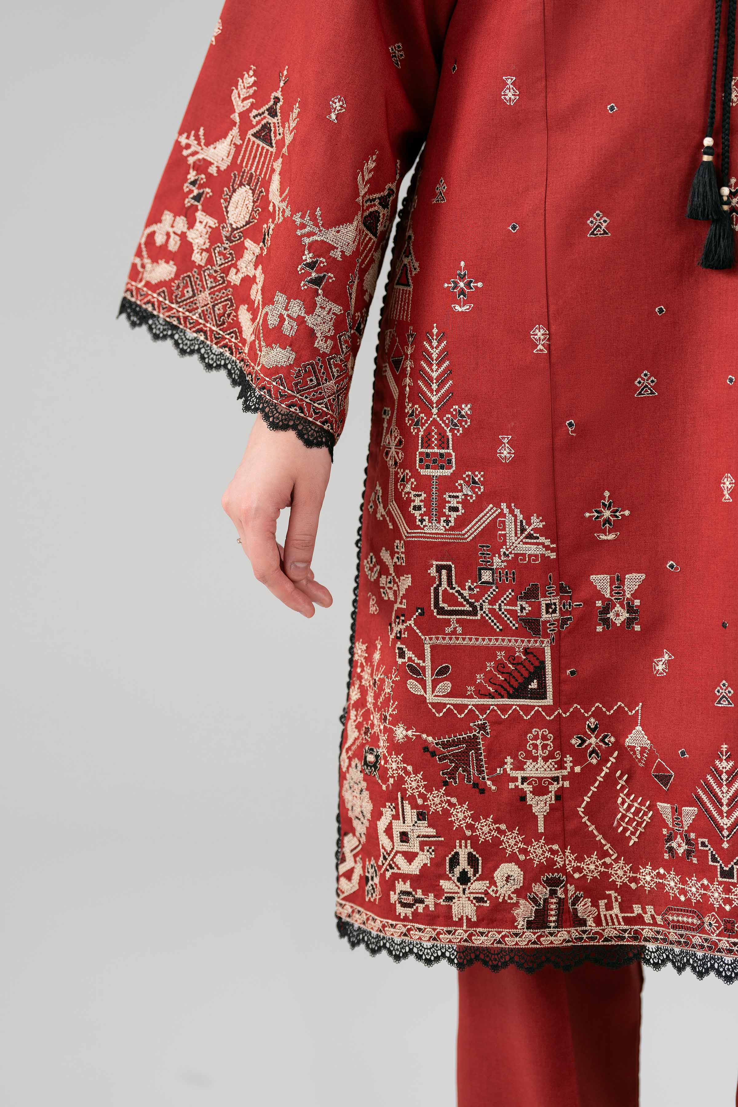 3 Piece - Printed Embroidered Suit - 42602146 for Women - Unstitched Collection | Shop Online