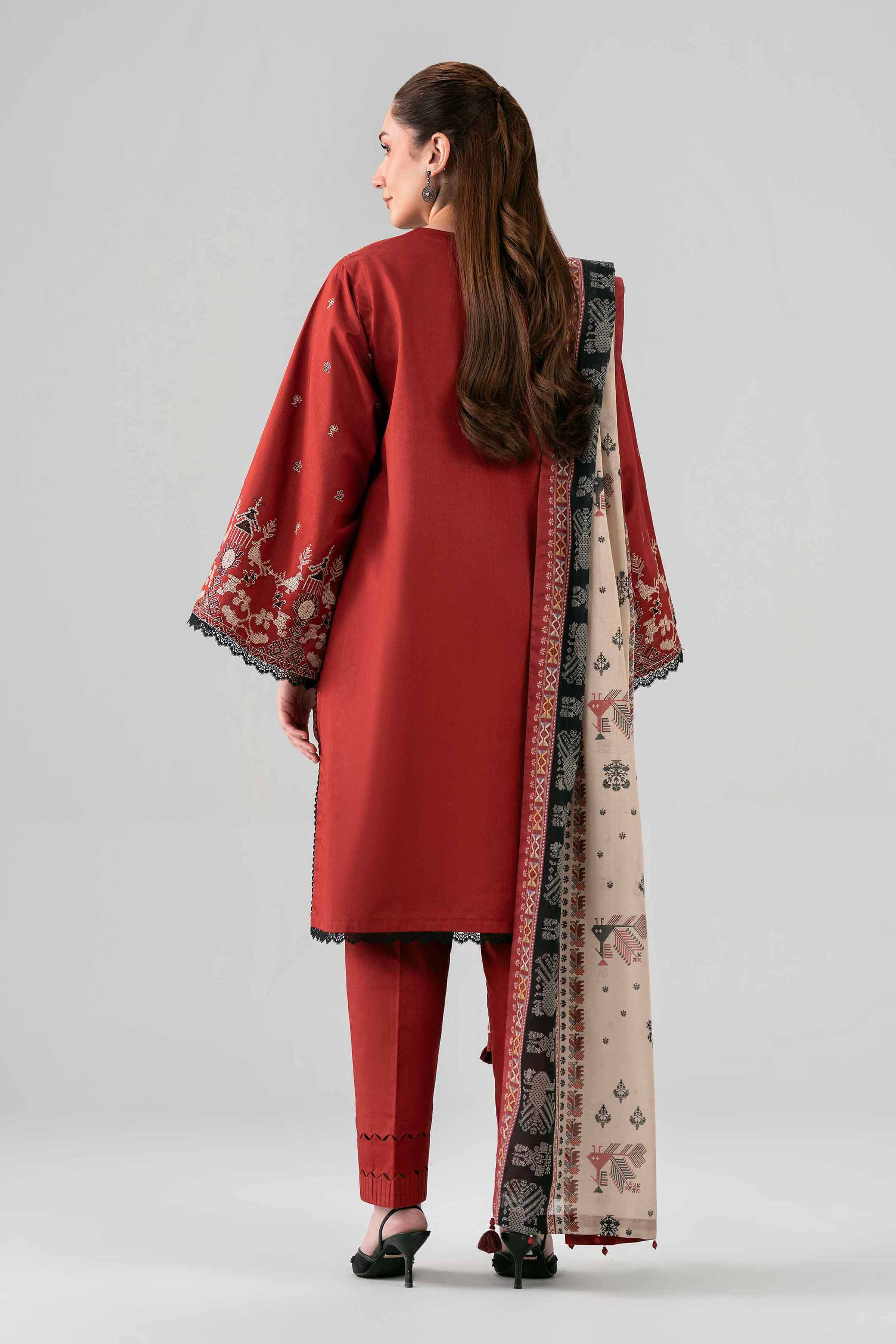 3 Piece - Printed Embroidered Suit - 42602146 for Women - Unstitched Collection | Shop Online