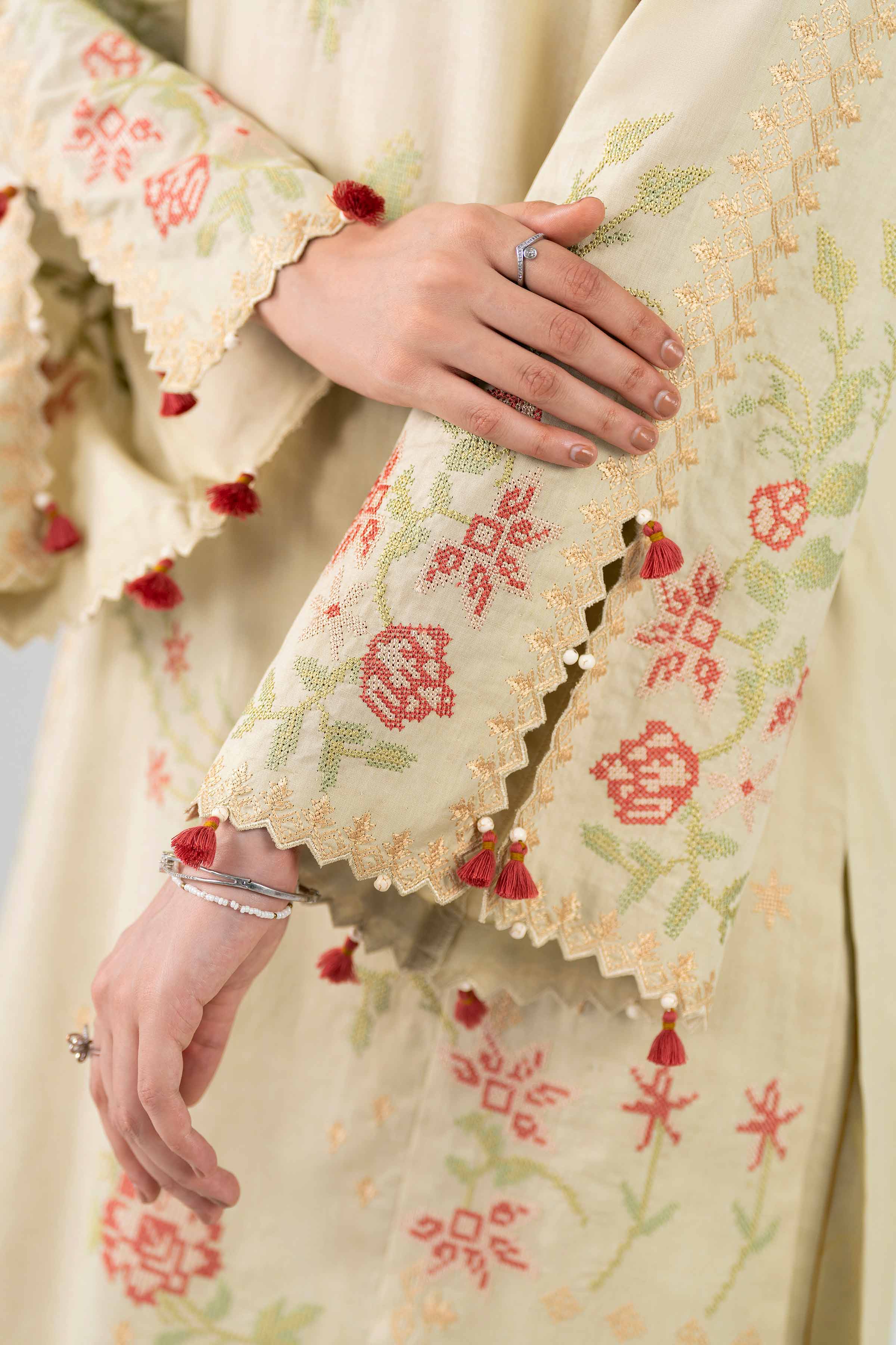 3 Piece - Printed Embroidered Suit - 42602147 for Women - Unstitched Collection | Shop Online
