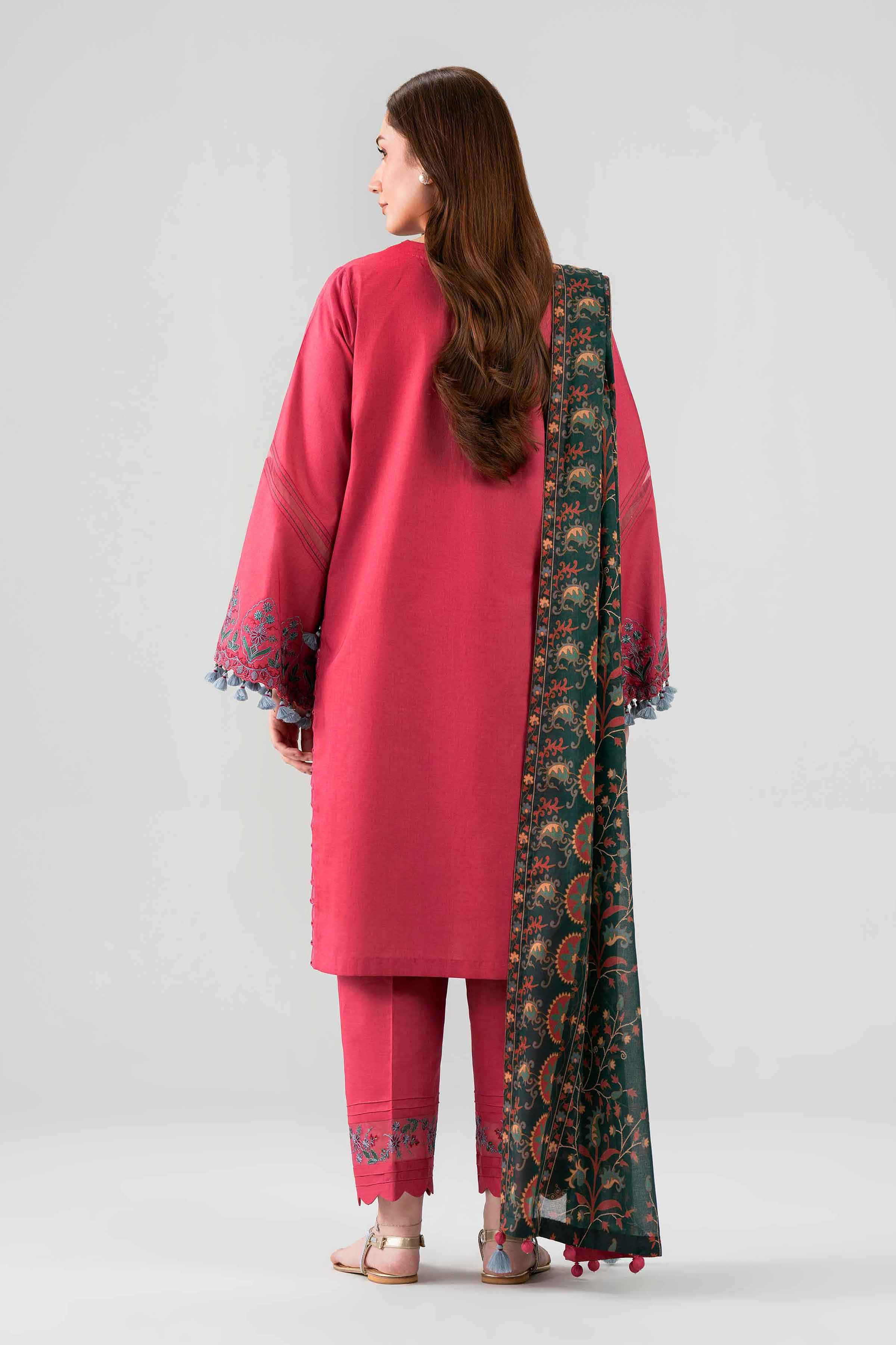 3 Piece - Printed Embroidered Suit - 42602150 for Women - Unstitched Collection | Shop Online
