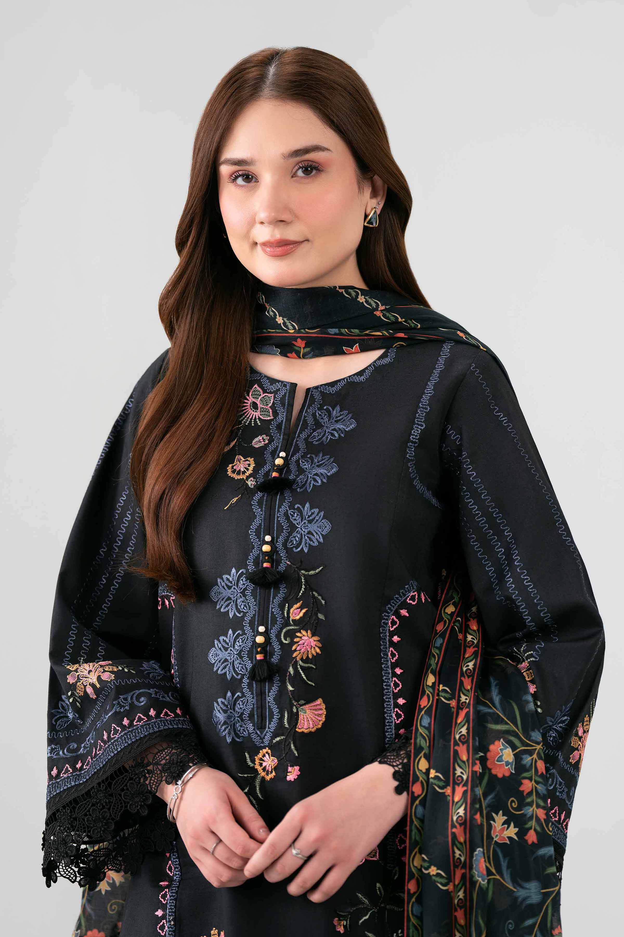 3 Piece - Printed Embroidered Suit - 42602152 for Women - Unstitched Collection | Shop Online