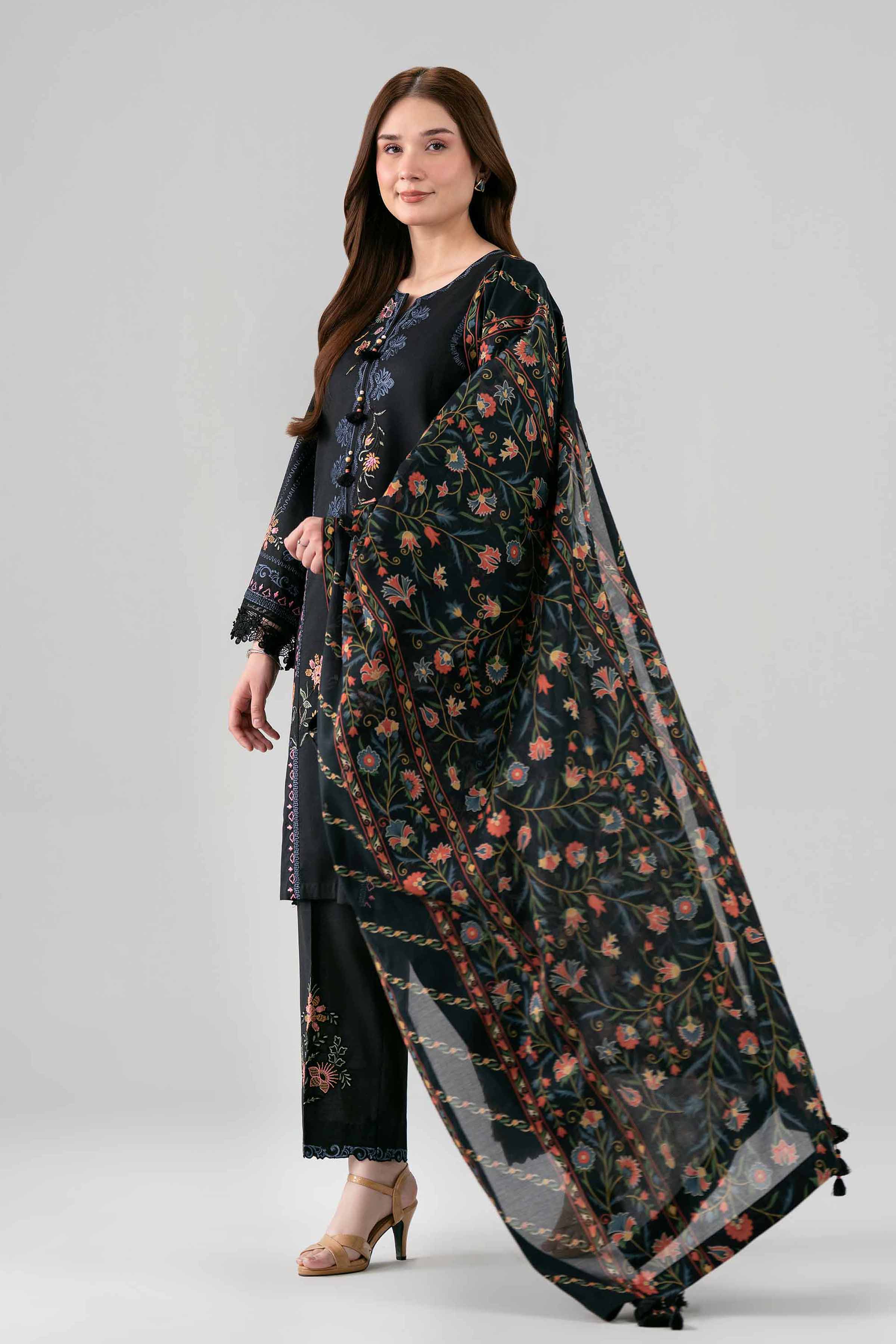 3 Piece - Printed Embroidered Suit - 42602152 for Women - Unstitched Collection | Shop Online