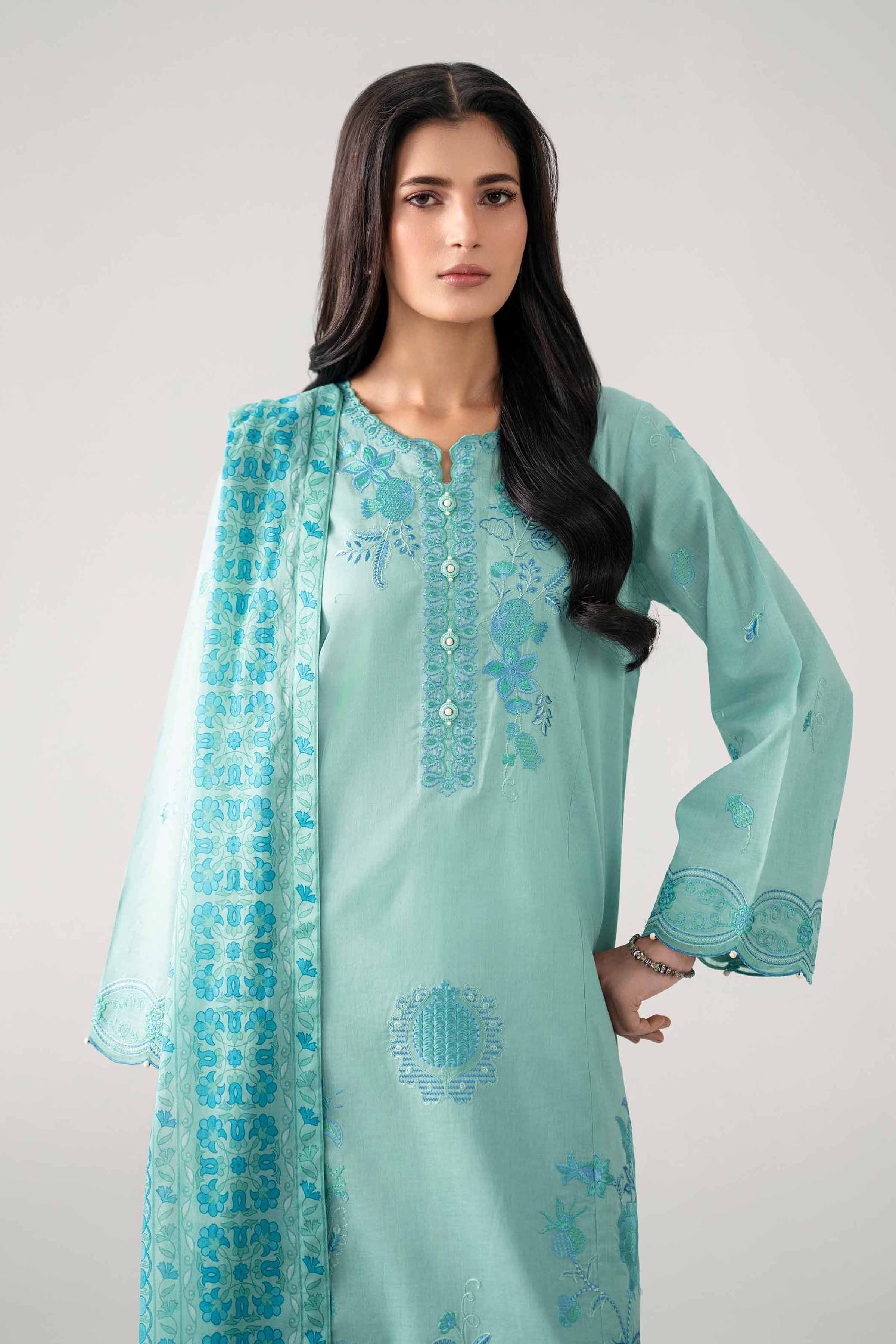 3 Piece - Printed Embroidered Suit - 42602153 for Women - Unstitched Collection | Shop Online