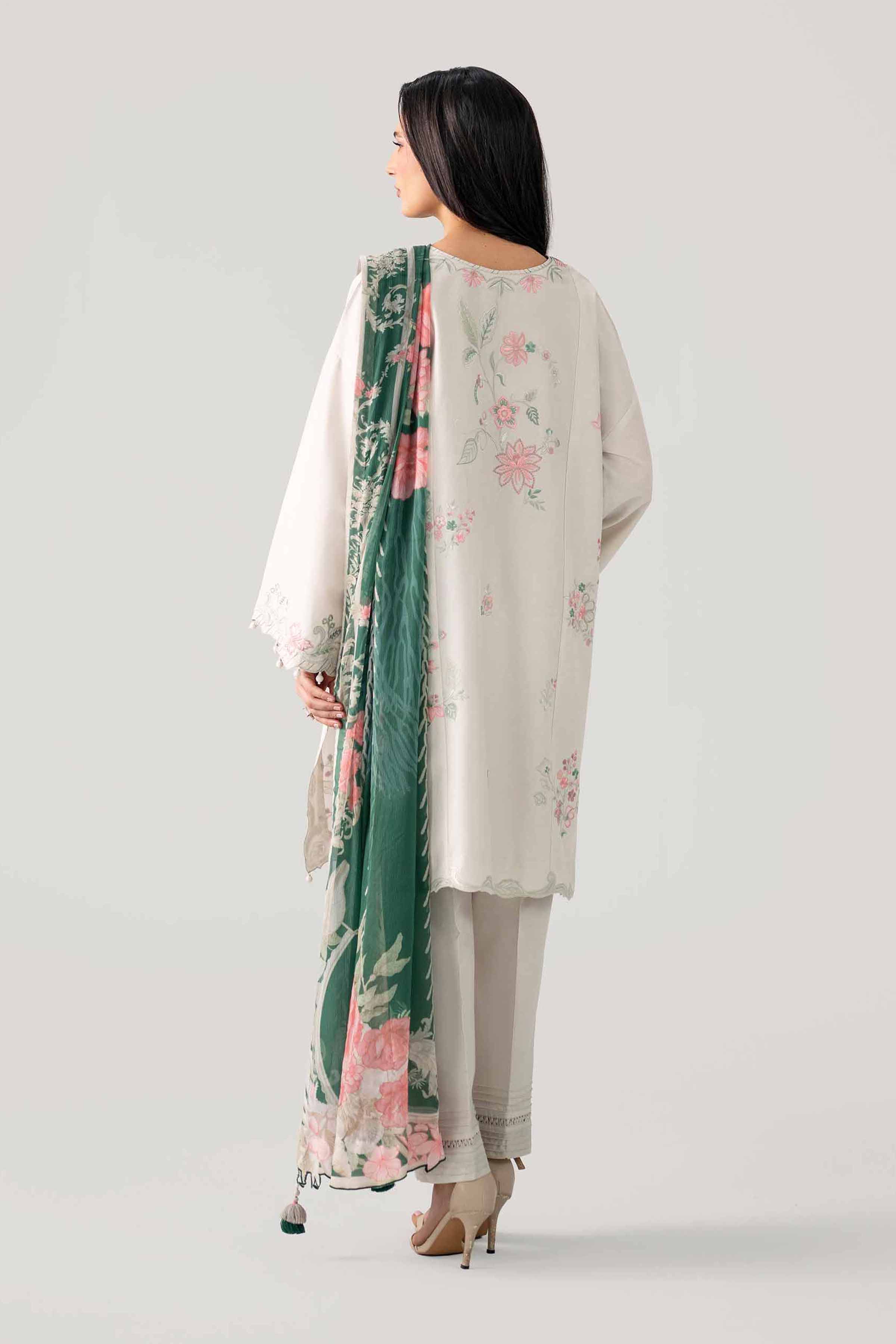 3 Piece - Digital Printed Embroidered Suit - 42602154 for Women - Unstitched Collection | Shop Online