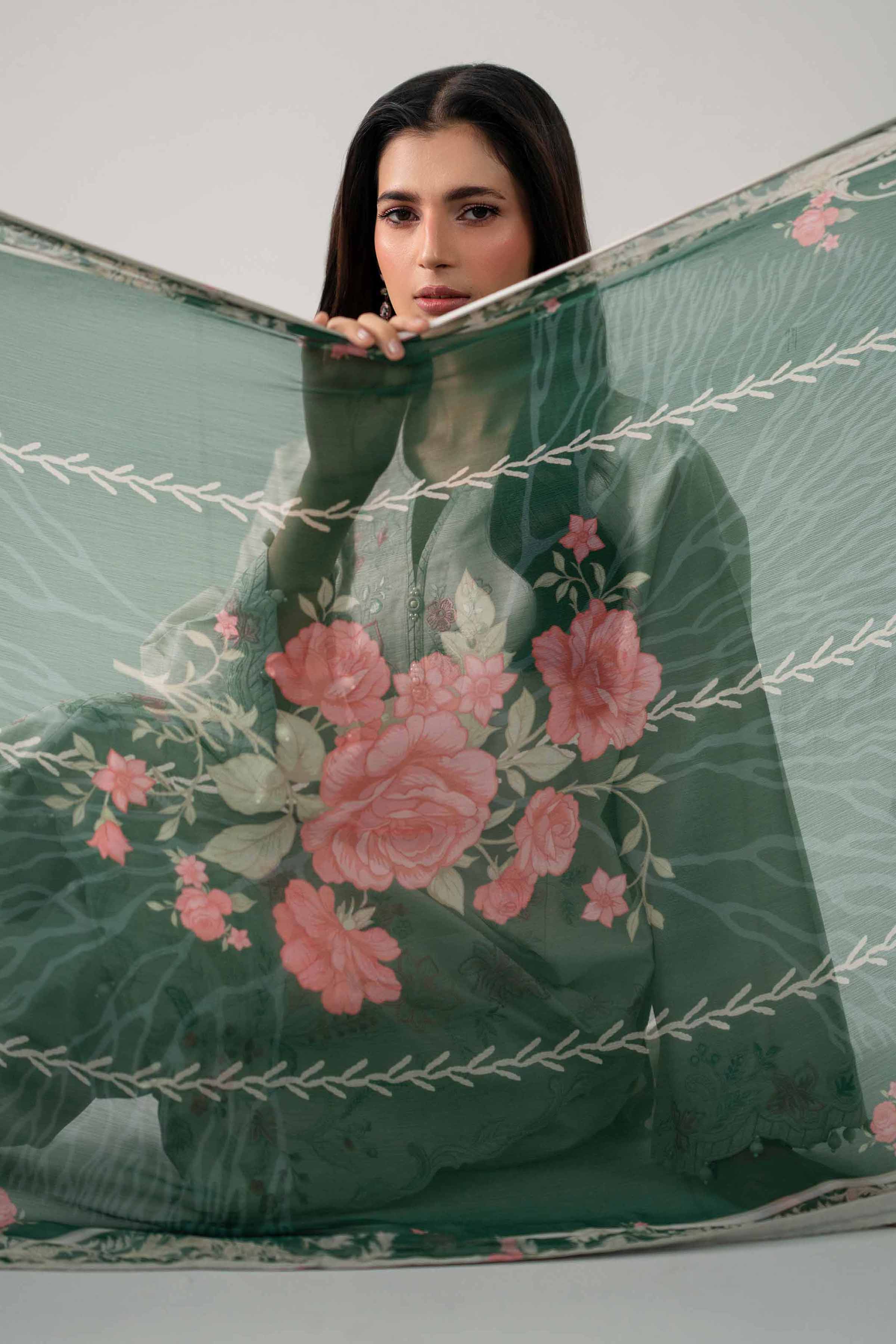 3 Piece - Digital Printed Embroidered Suit - 42602154 for Women - Unstitched Collection | Shop Online