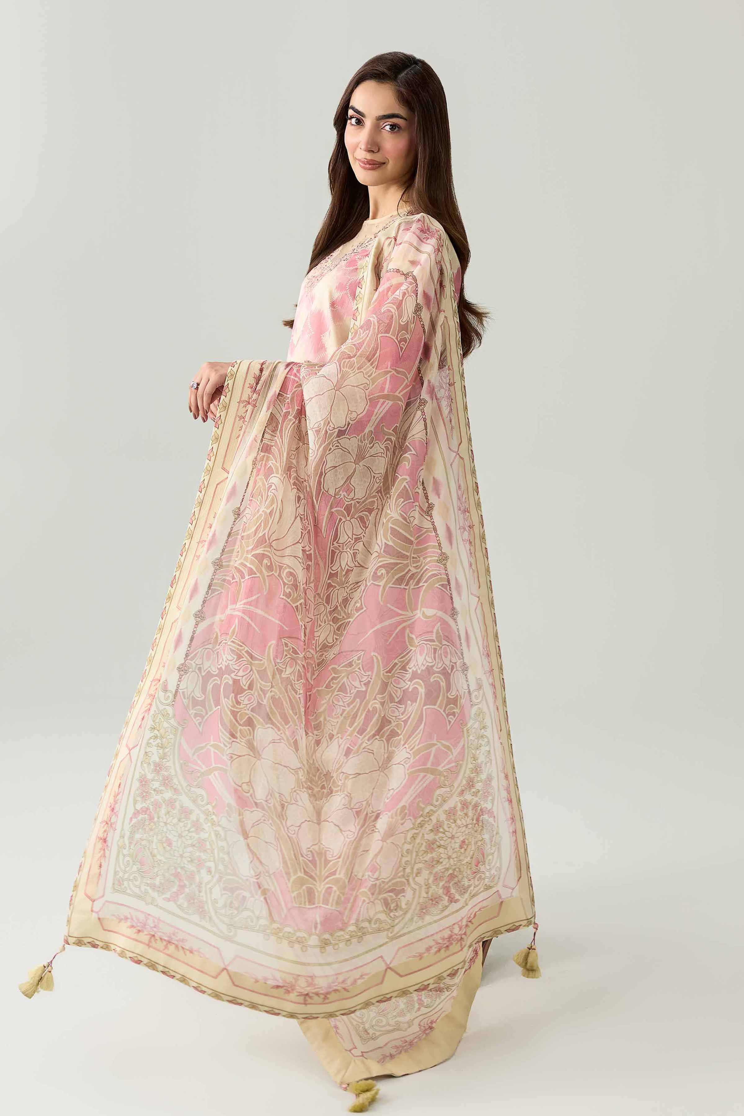 3 Piece - Digital Printed Embroidered Suit - 42602165 for Women - Unstitched Collection | Shop Online