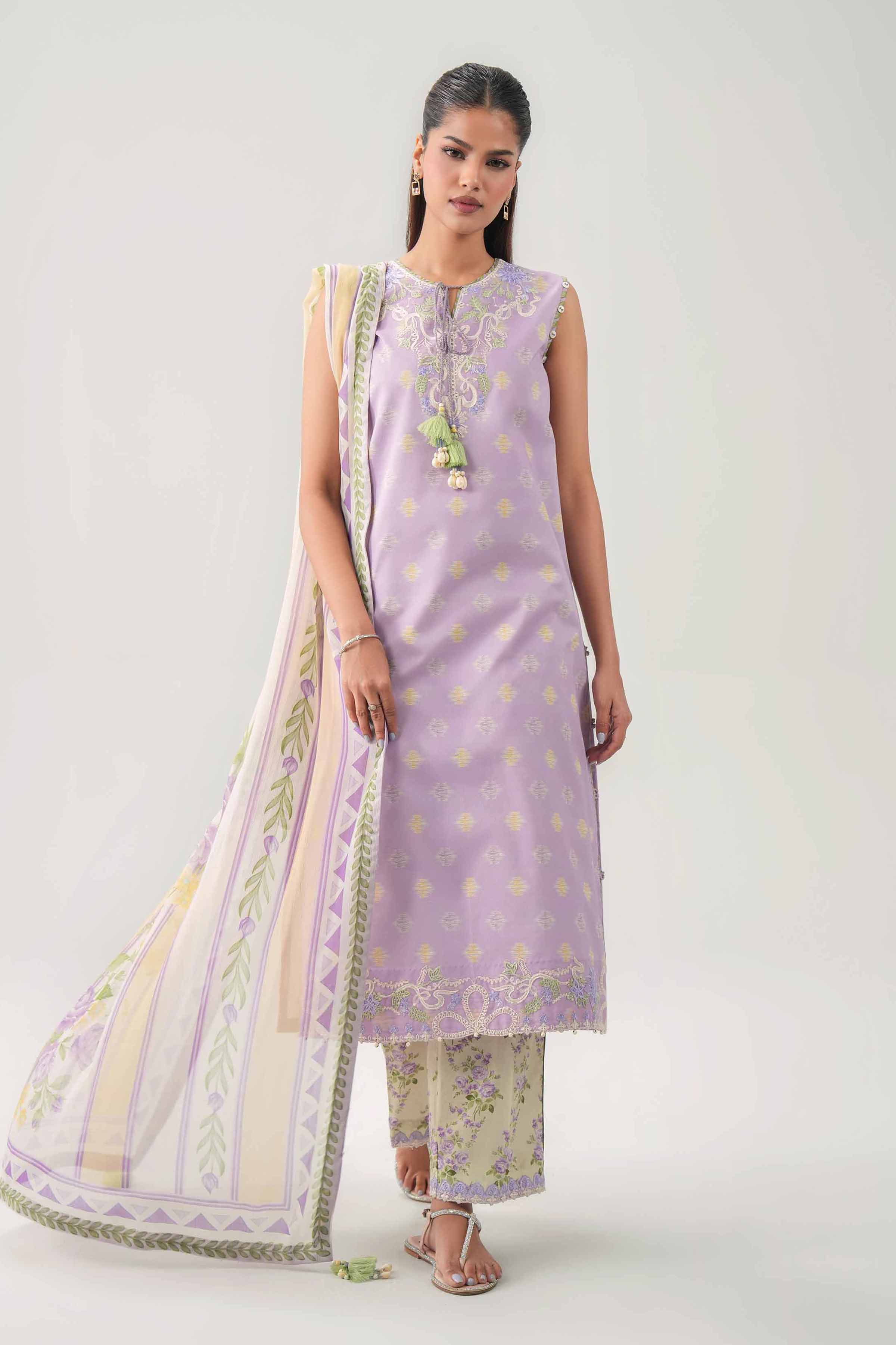 3 Piece - Digital Printed Embroidered Suit - 42602178 for Women - Unstitched Collection | Shop Online