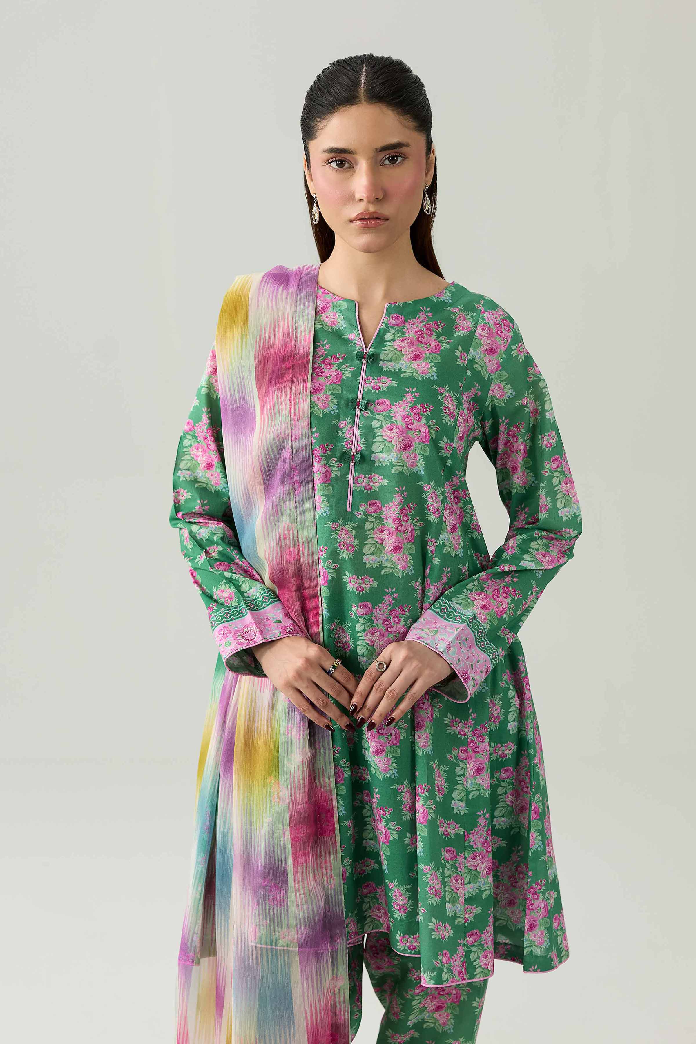 3 Piece - Digital Printed Suit - 42602184 for Women - Unstitched Collection | Shop Online