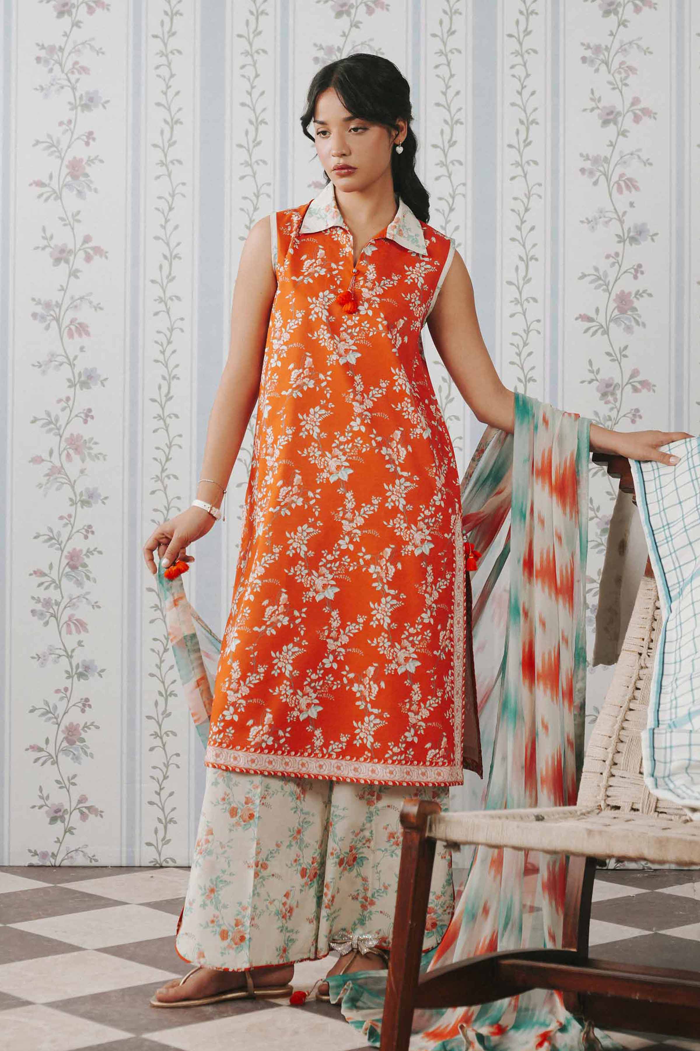 3 Piece - Digital Printed Suit - 42602185 for Women - Unstitched Collection | Shop Online