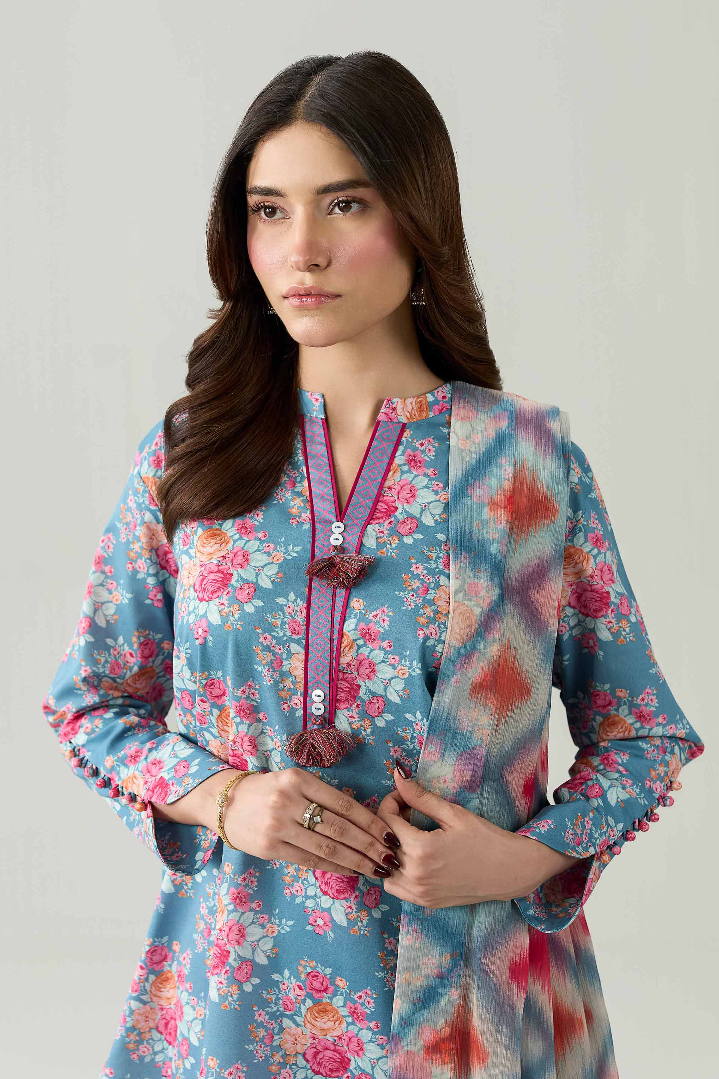 3 Piece - Digital Printed Suit - 42602187 for Women - Unstitched Collection | Shop Online