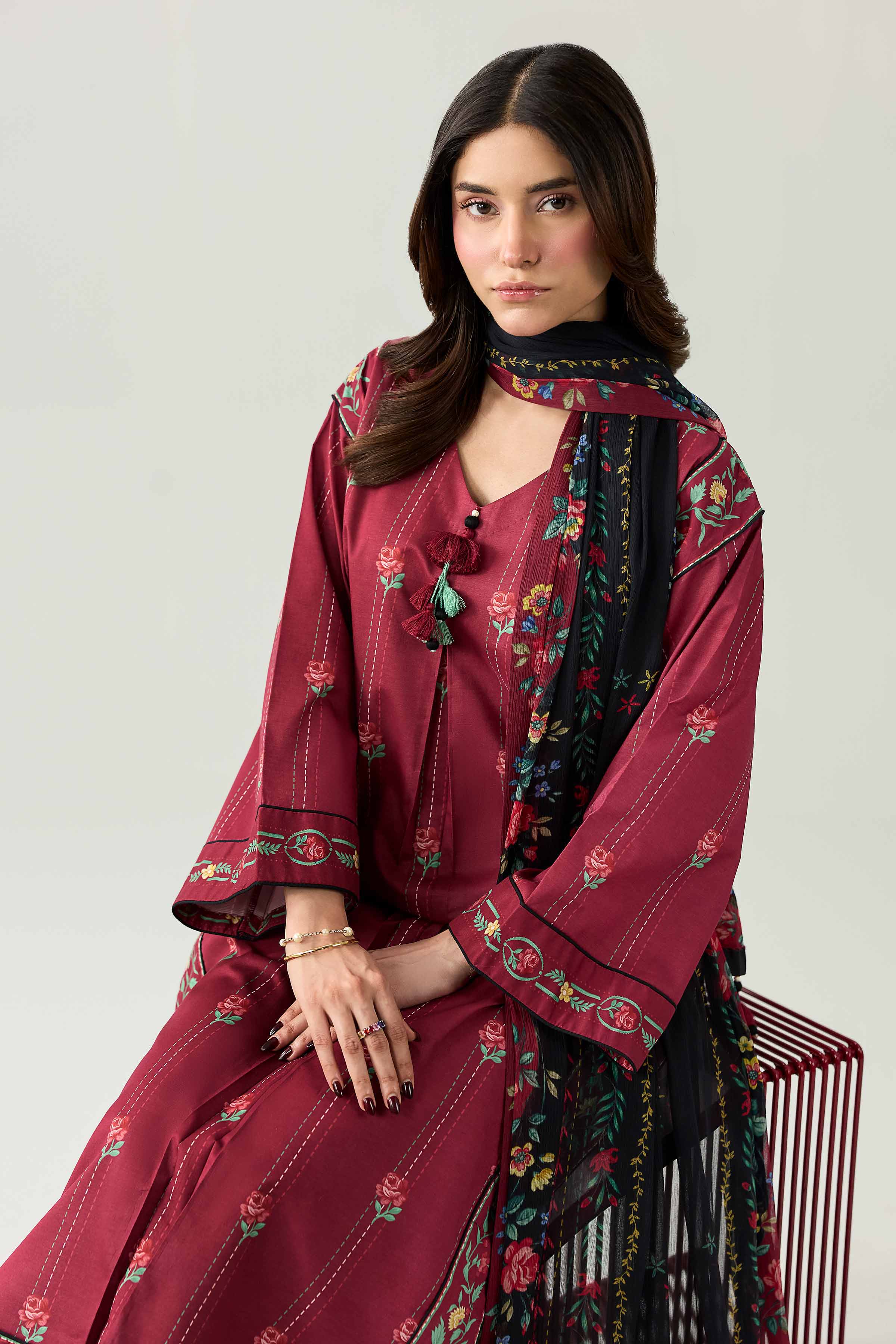 3 Piece - Digital Printed Suit - 42602189 for Women - Unstitched Collection | Shop Online