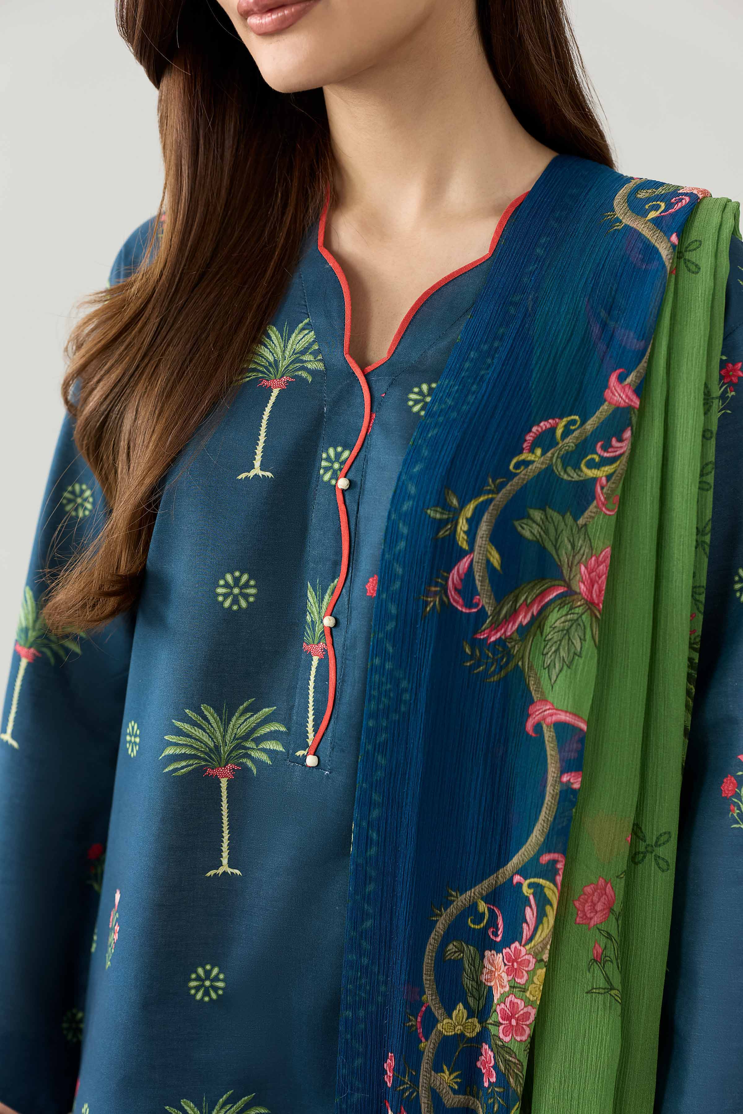 3 Piece - Digital Printed Suit - 42602190 for Women - Unstitched Collection | Shop Online