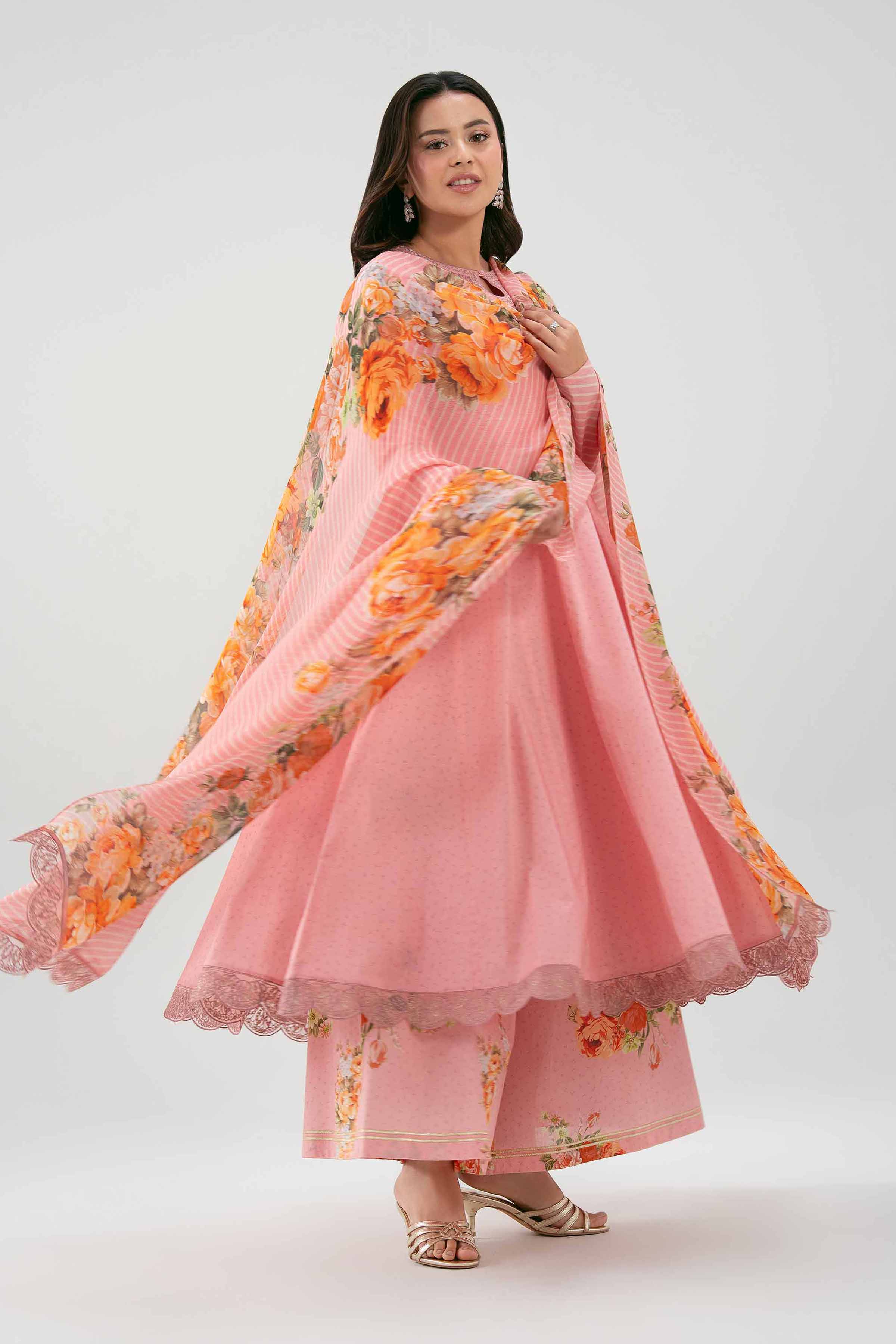 3 Piece - Embroidered Suit - 42619518   3PC Embroidered UNSTITCHED