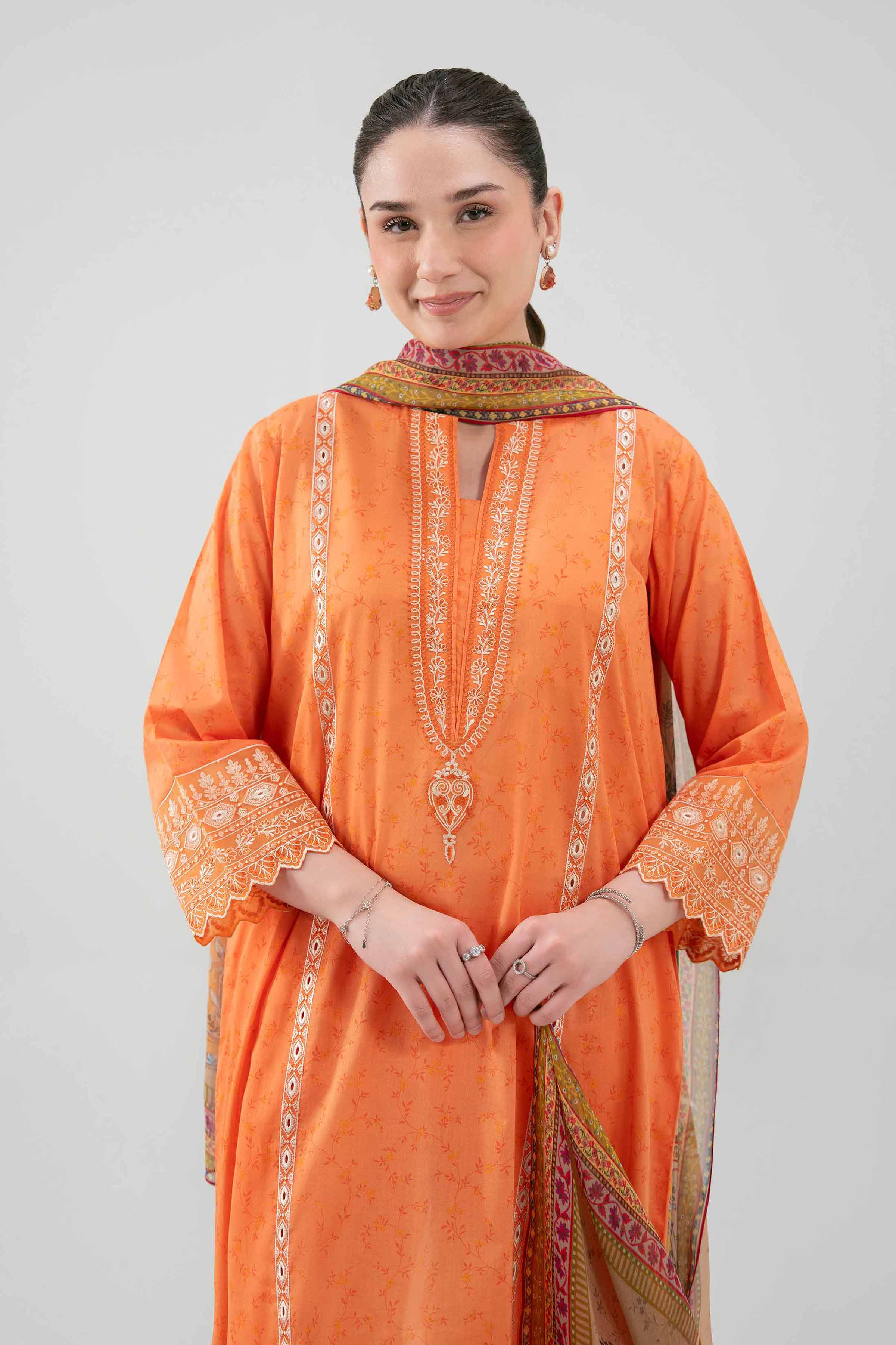 3 Piece - Embroidered Suit - 42619519   3PC Embroidered UNSTITCHED