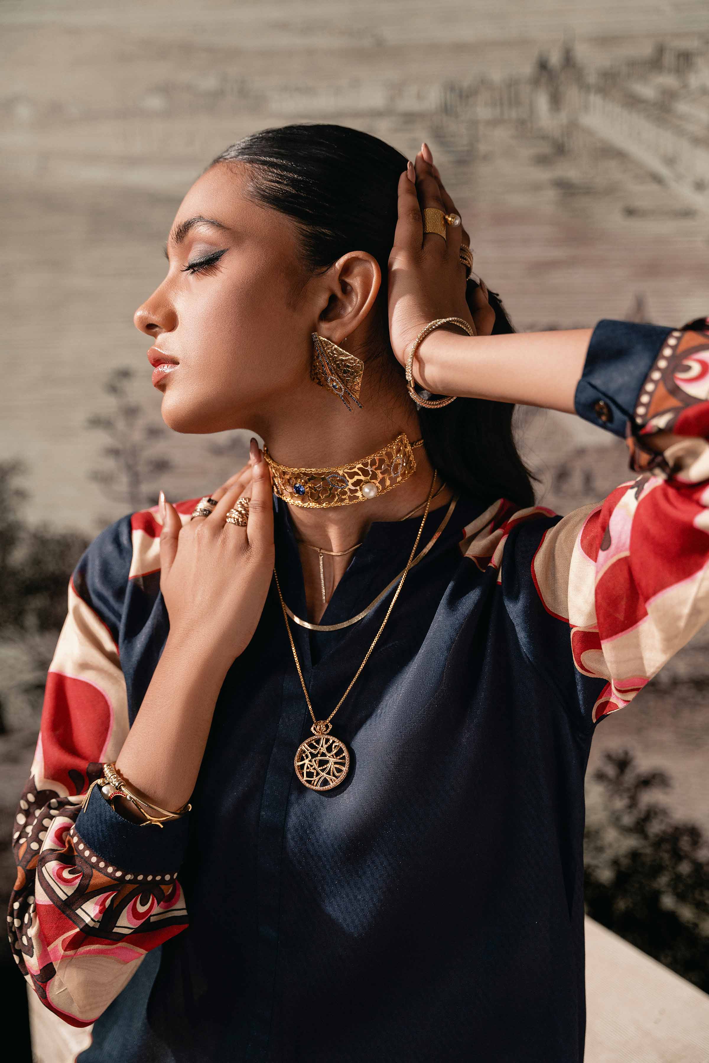 Printed Dress - AS23-90