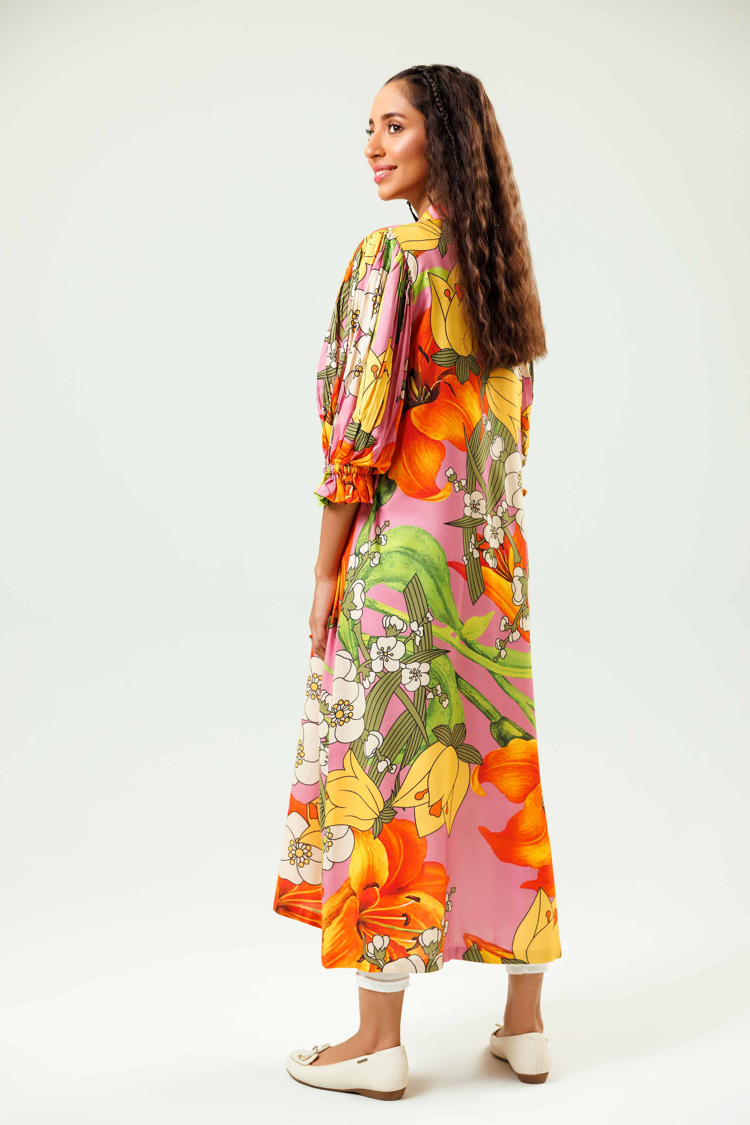 Printed Dress - AS24-101