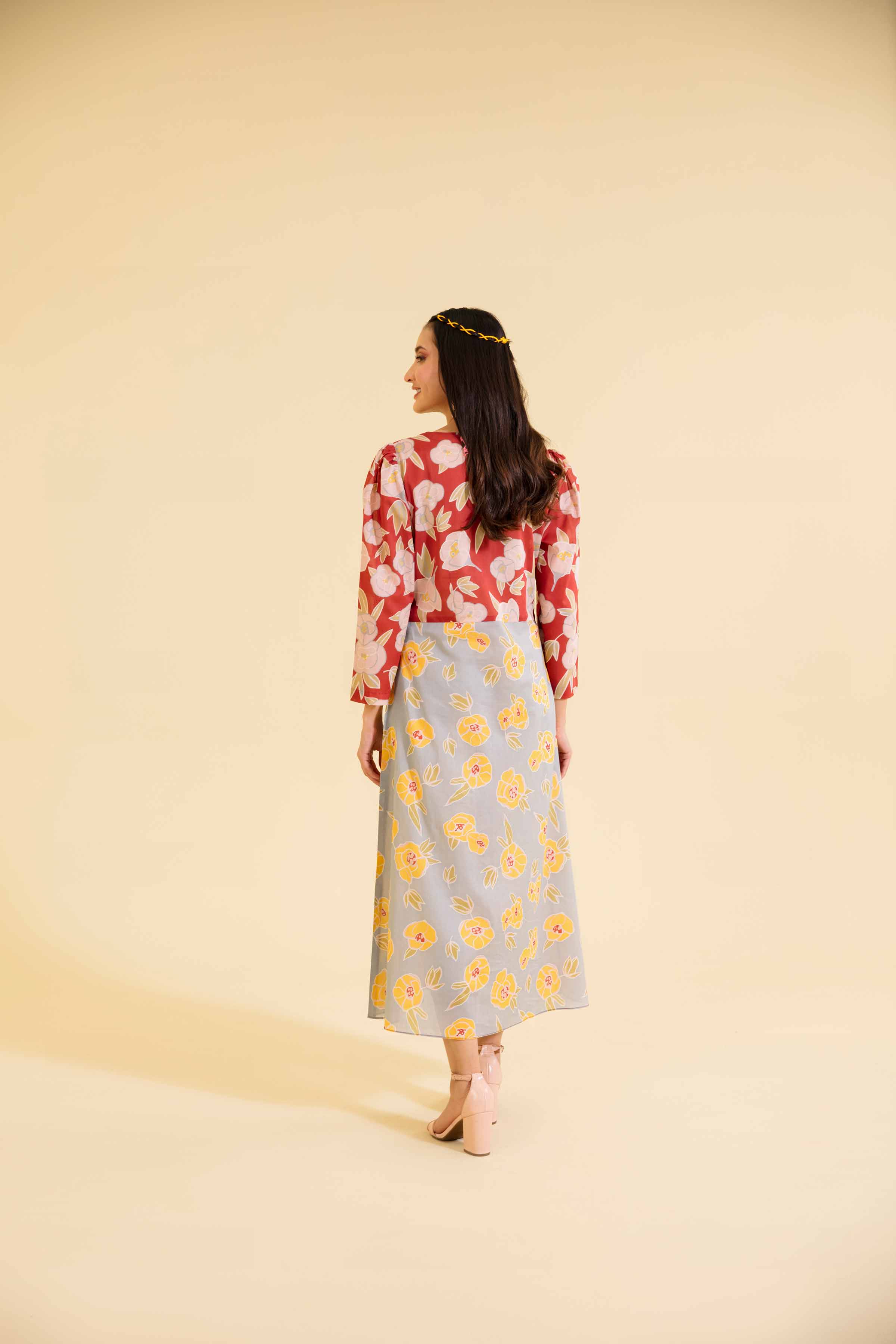 Printed Dress - AS24-33