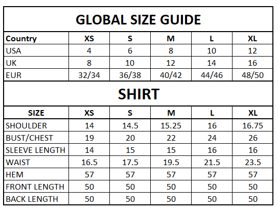 Size Guide
