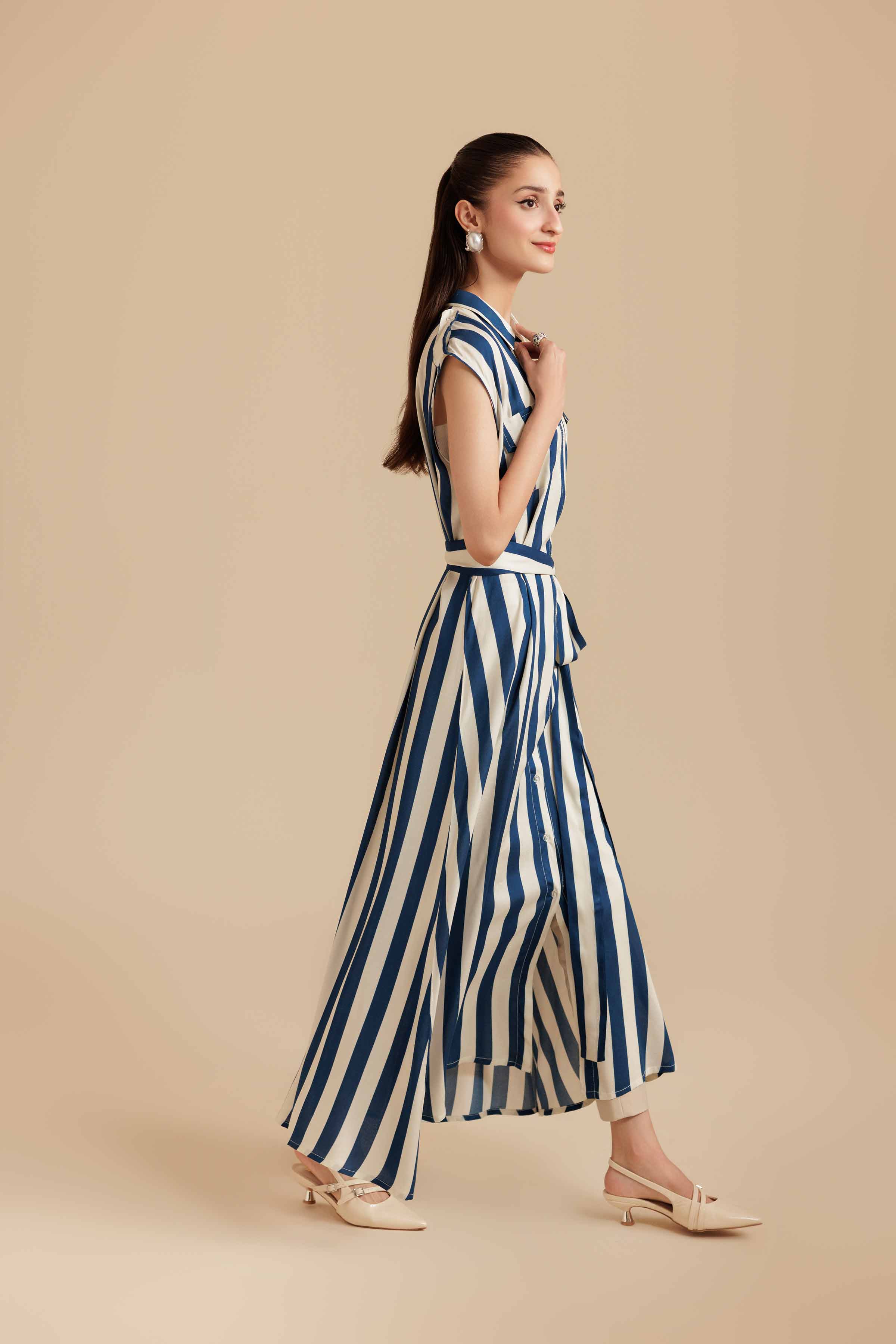 NISHATUAE - Multi Printed Lawn Ready to wear Dress