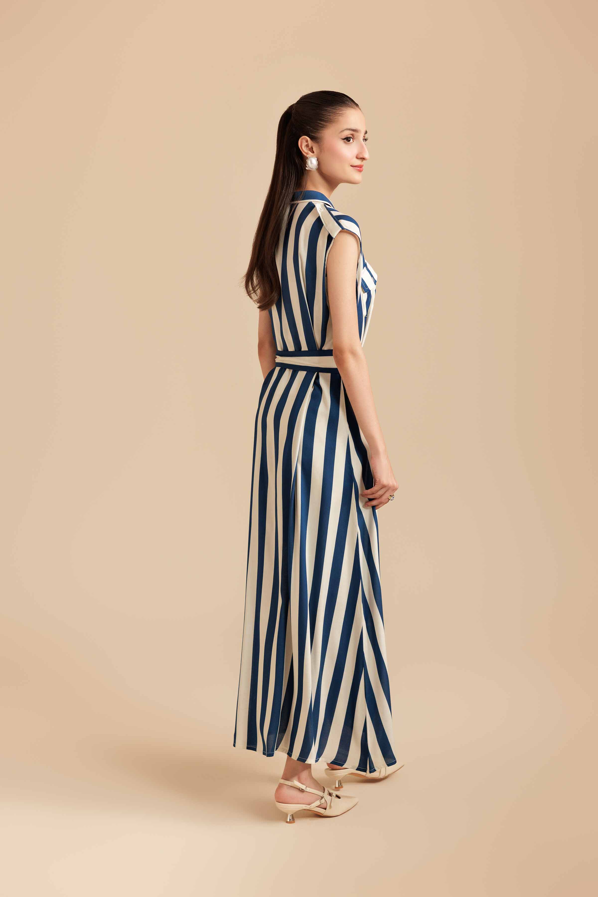 NISHATUAE - Multi Printed Lawn Ready to wear Dress