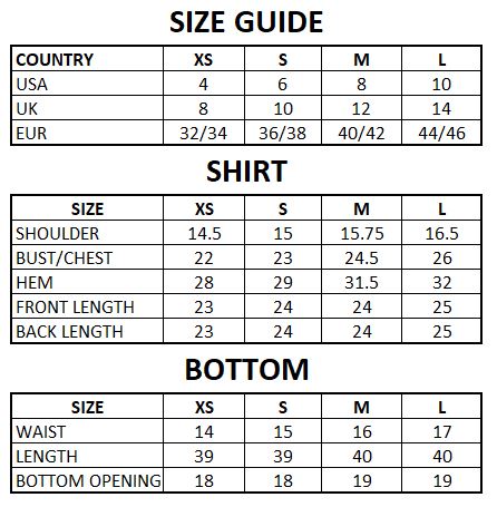 Size Guide