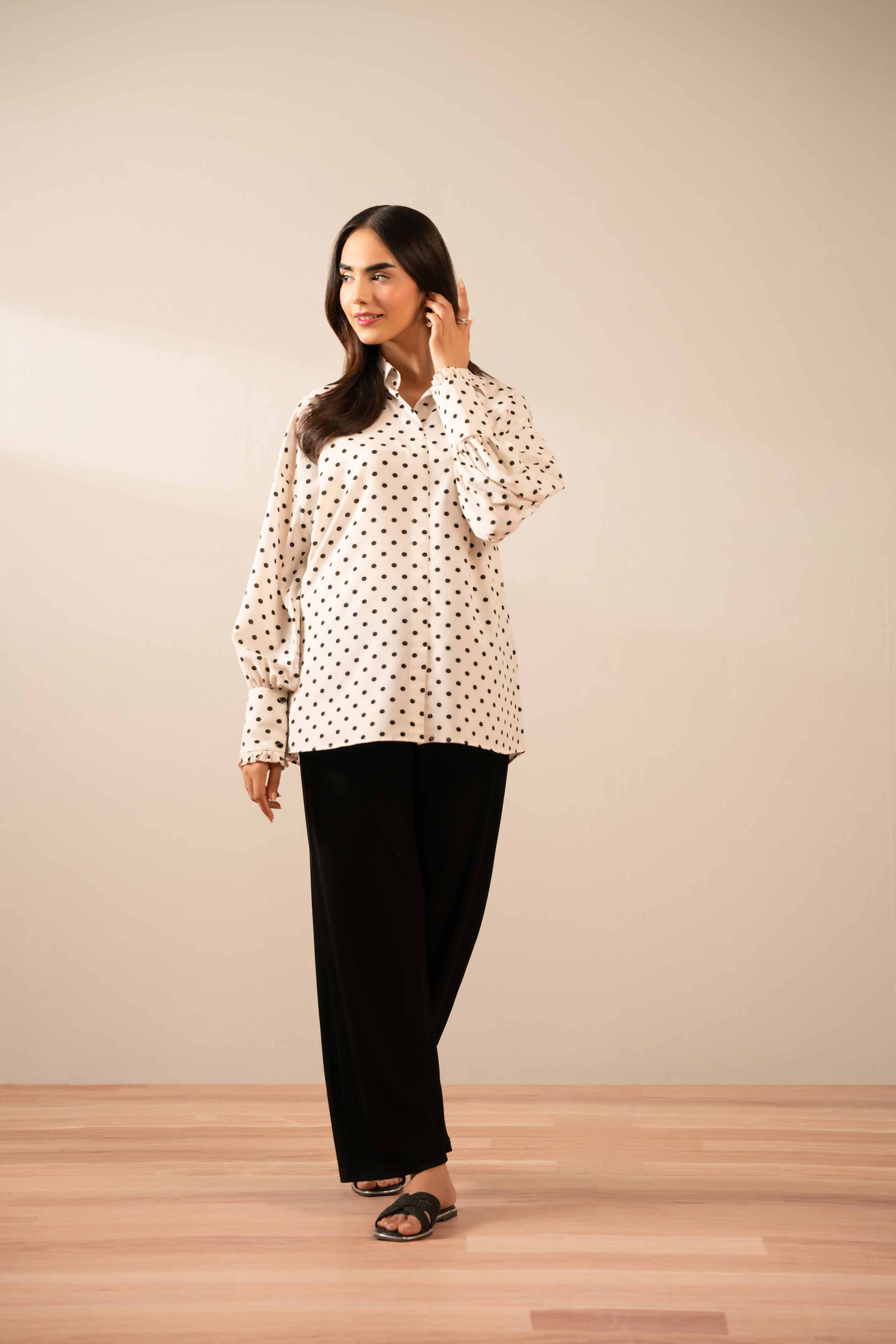 NISHATUAE - Multi Printed Voile Ready to wear Tunic