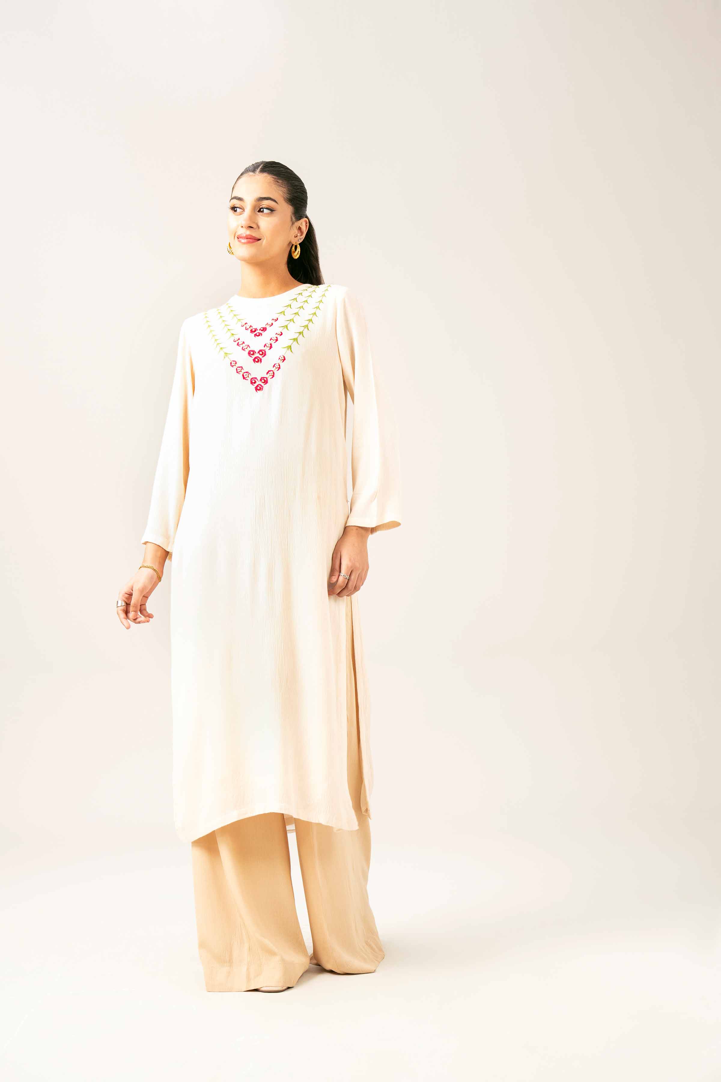 2 Piece - Embroidered Suit - AS25-31