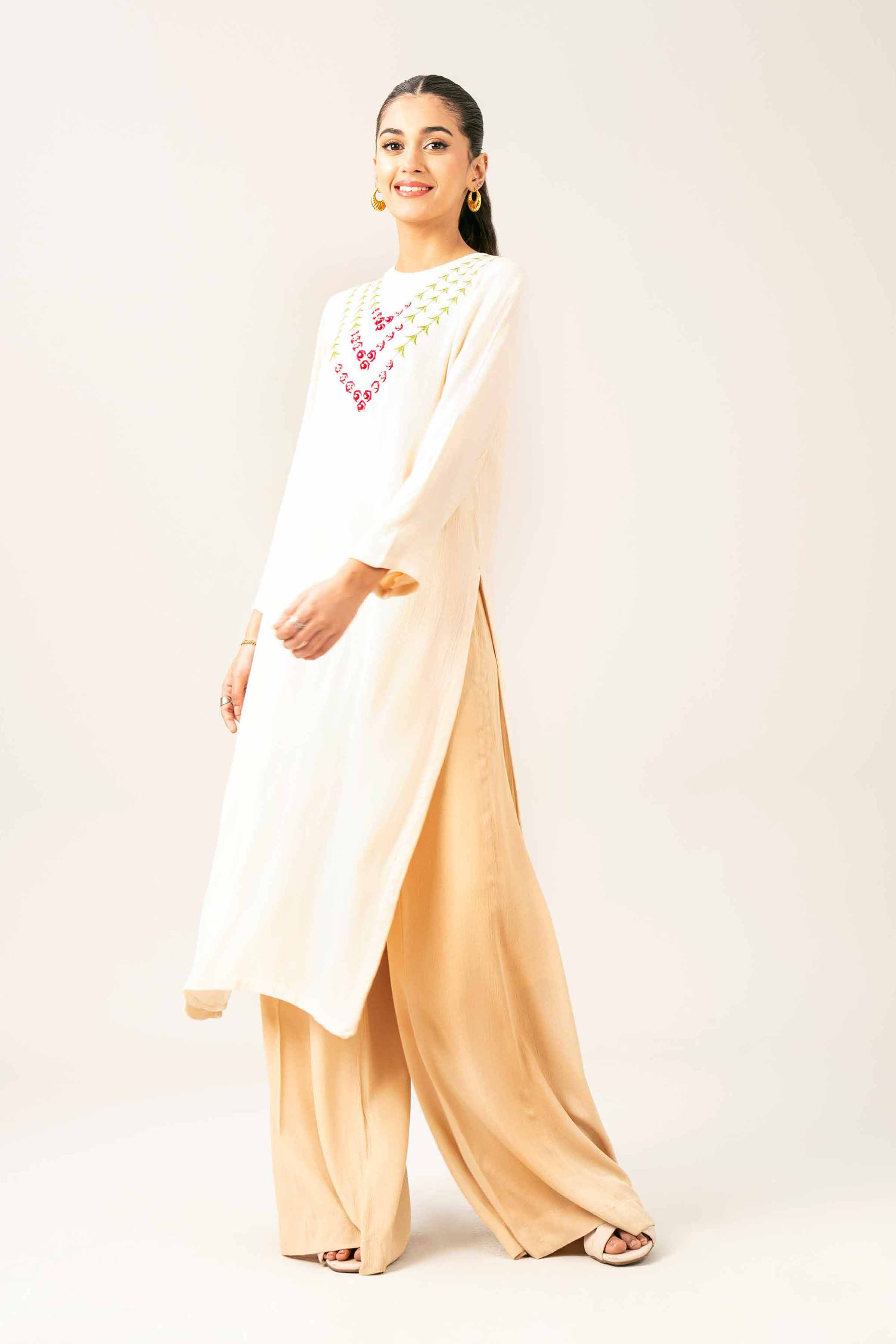 2 Piece - Embroidered Suit - AS25-31